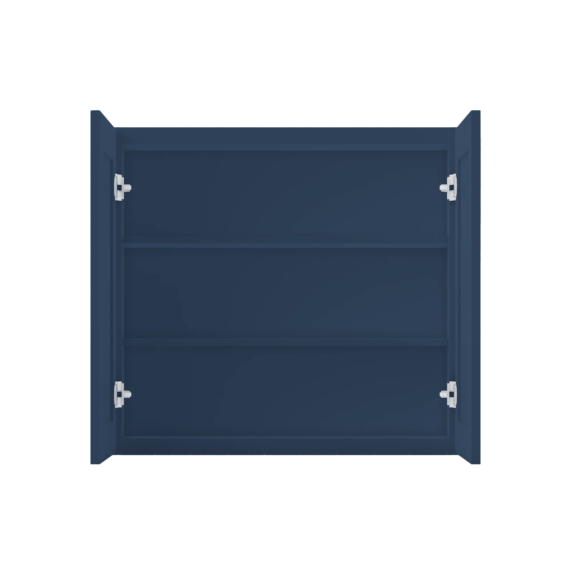 Wall Kitchen Cabinet W3330 Danbury Blue LessCare 33 in. width 30 in. height 12 in. depth - Image 5