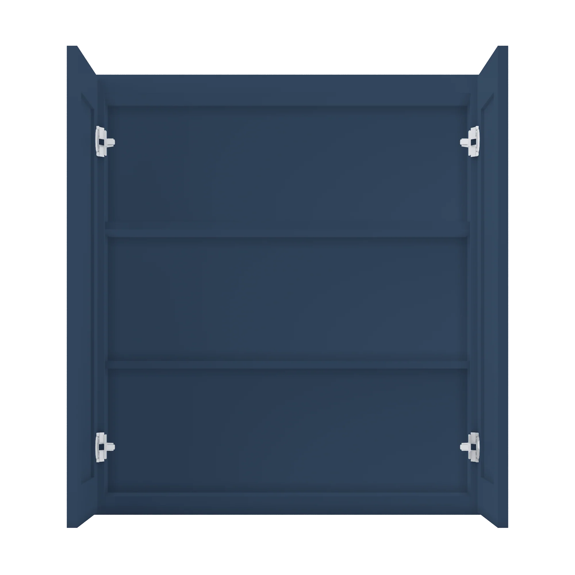 Wall Kitchen Cabinet W3336 Danbury Blue LessCare 33 in. width 36 in. height 12 in. depth - Image 5