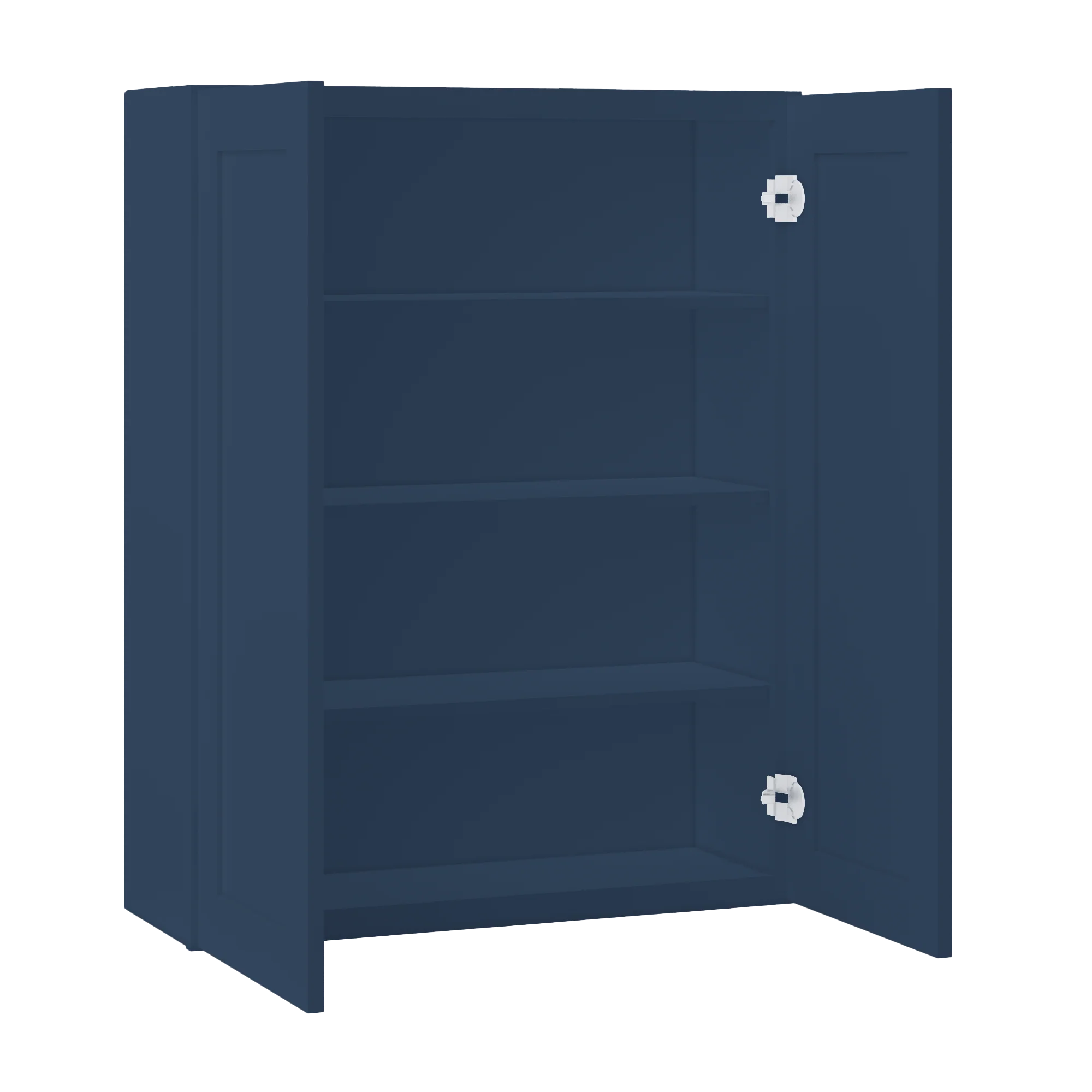 Wall Kitchen Cabinet W3342 Danbury Blue LessCare 33 in. width 42 in. height 12 in. depth - Image 4
