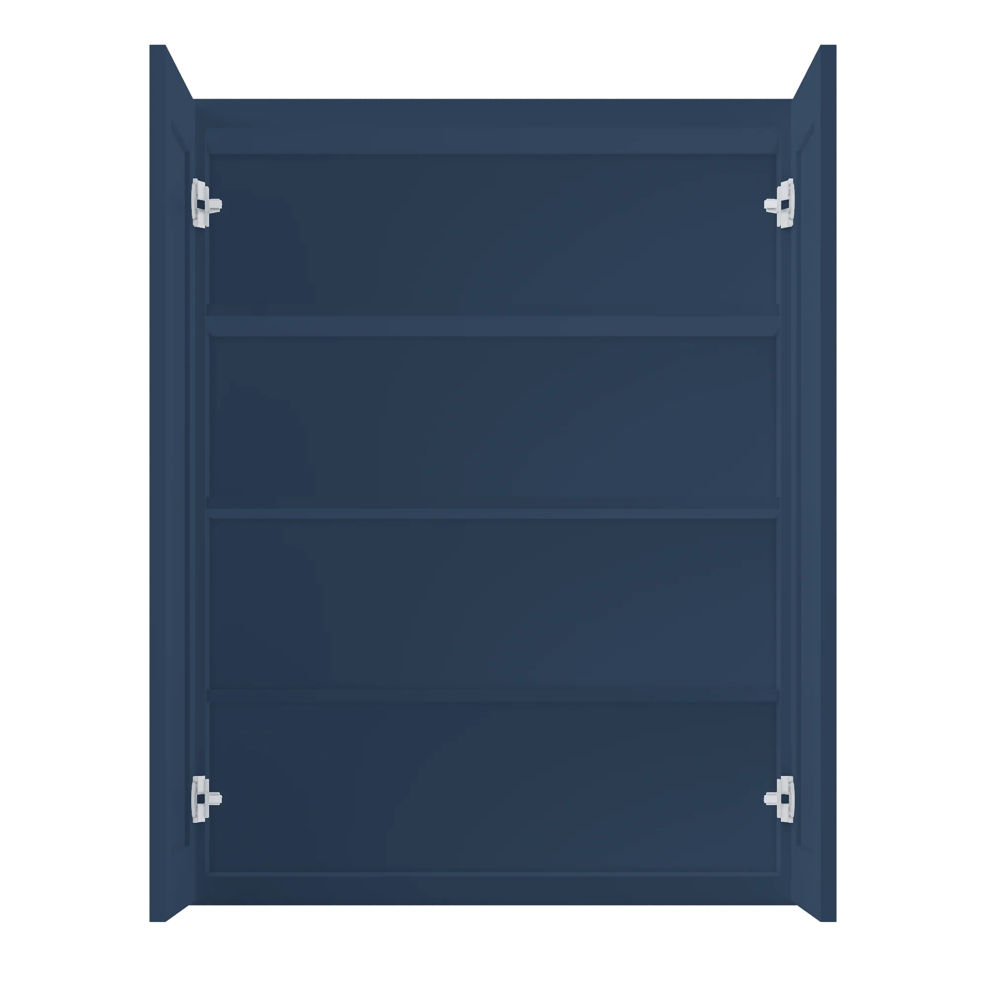 Wall Kitchen Cabinet W3342 Danbury Blue LessCare 33 in. width 42 in. height 12 in. depth - Image 5