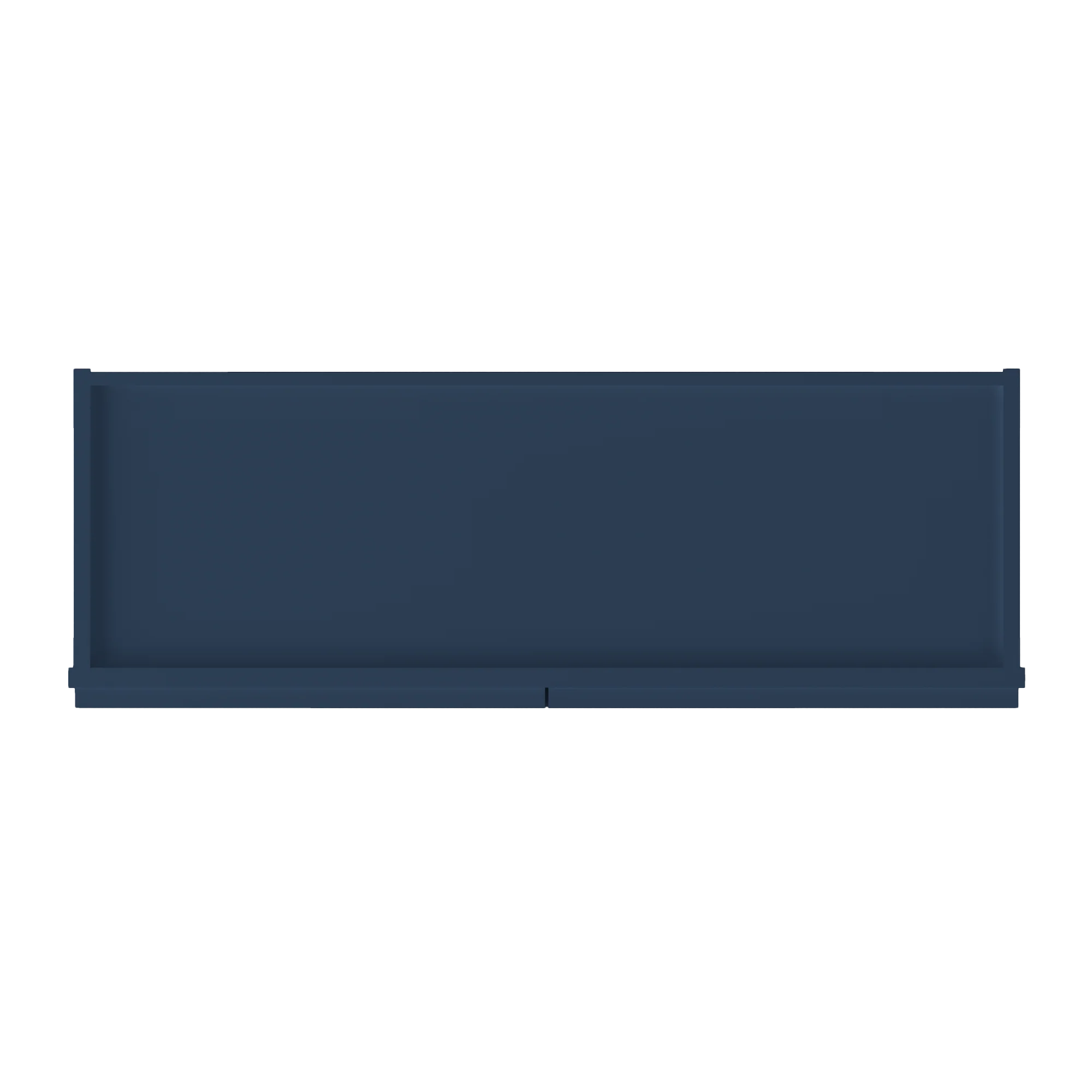 Wall Kitchen Cabinet W3612 Danbury Blue LessCare 36 in. width 12 in. height 12 in. depth - Image 6