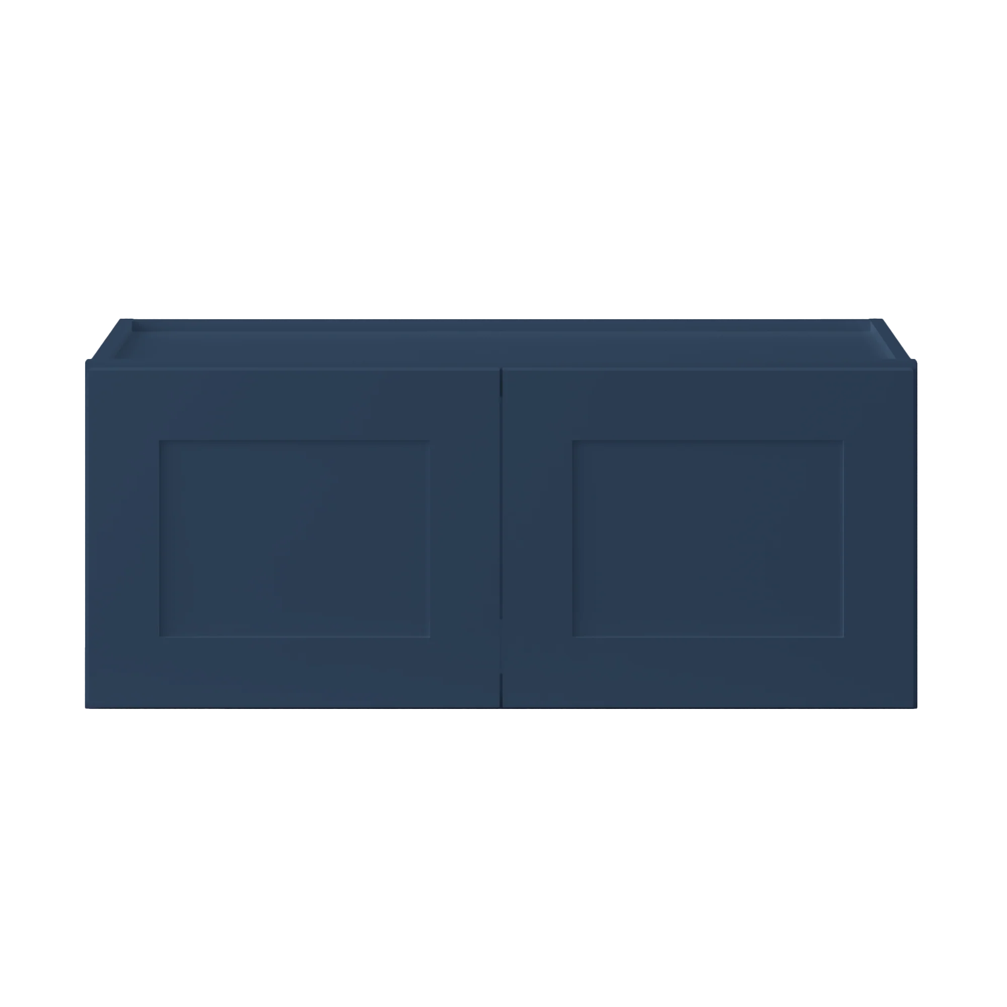 Wall Kitchen Cabinet W3615 Danbury Blue LessCare 36 in. width 15 in. height 12 in. depth - Image 3