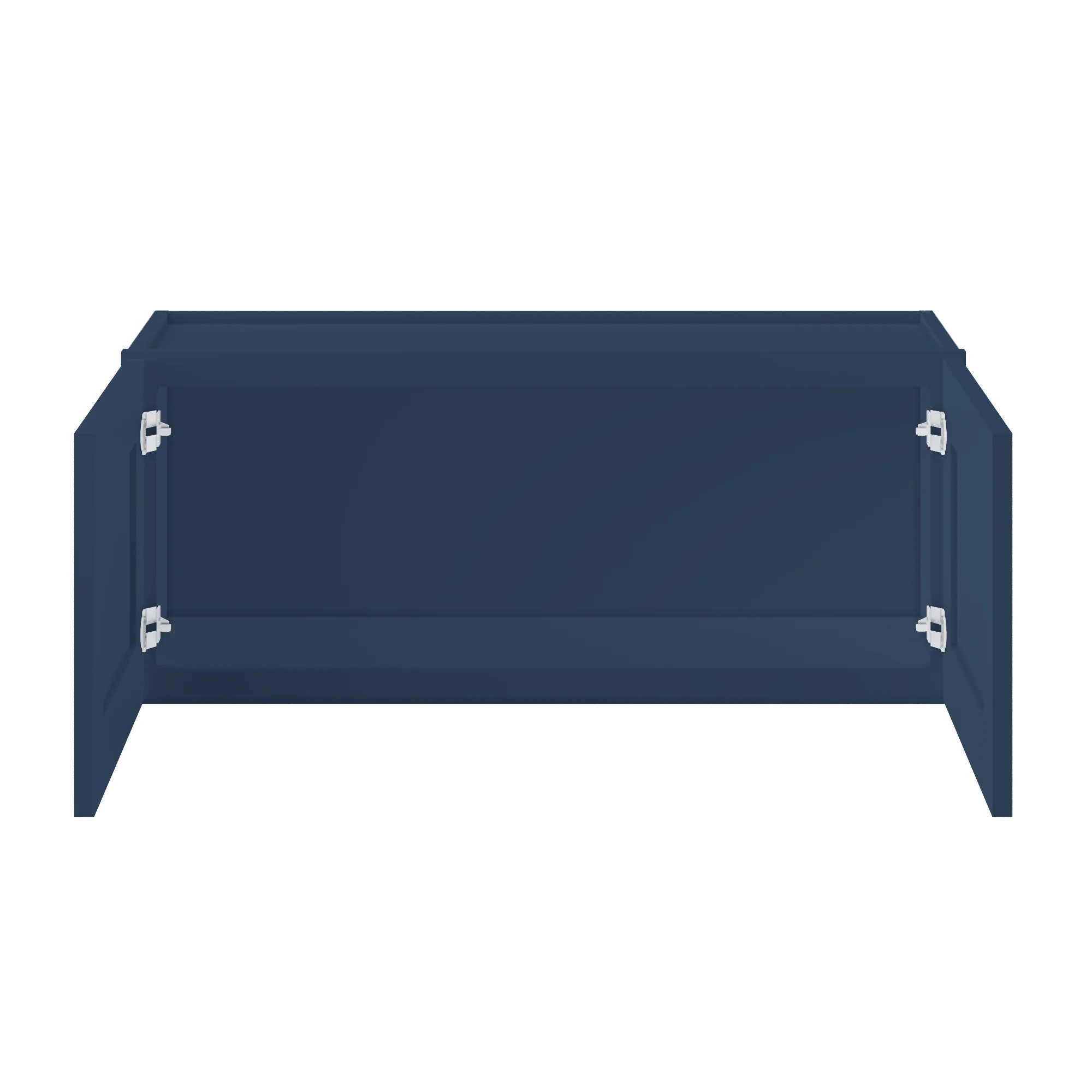 Wall Kitchen Cabinet W3615 Danbury Blue LessCare 36 in. width 15 in. height 12 in. depth - Image 5