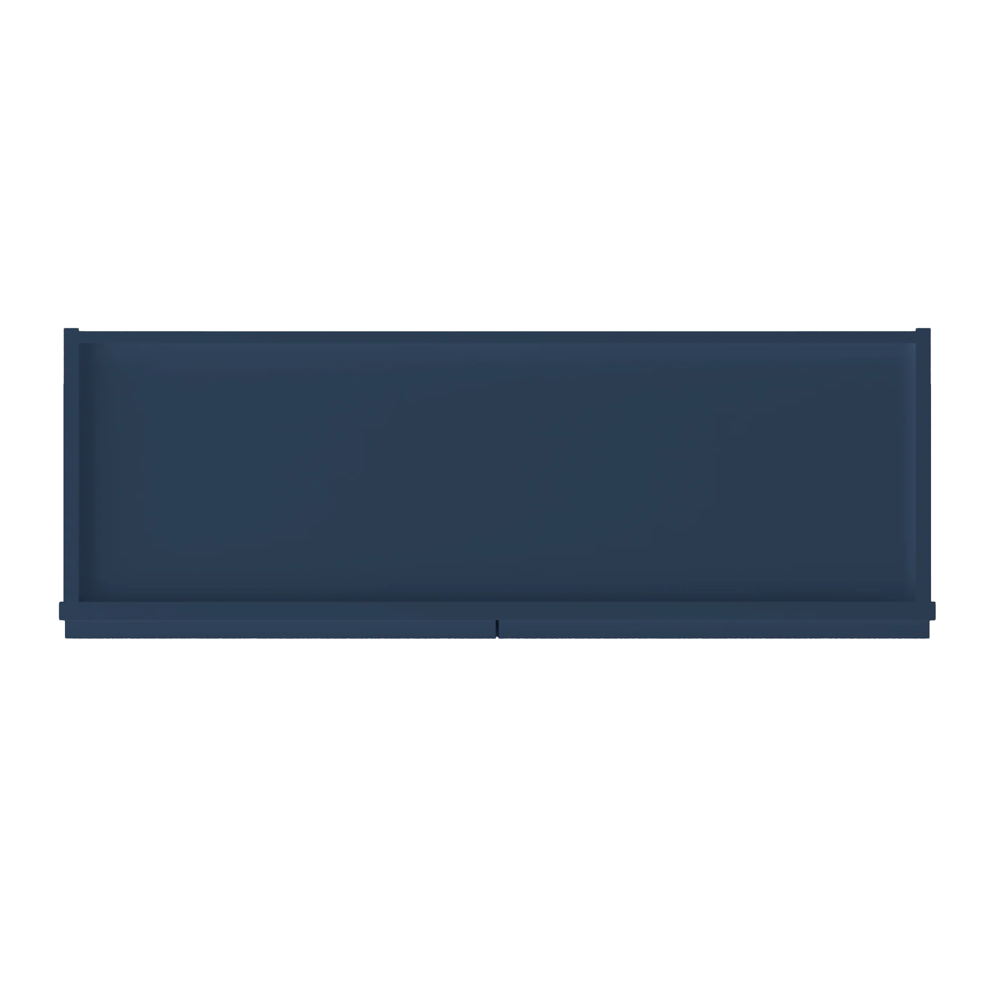 Wall Kitchen Cabinet W3615 Danbury Blue LessCare 36 in. width 15 in. height 12 in. depth - Image 6