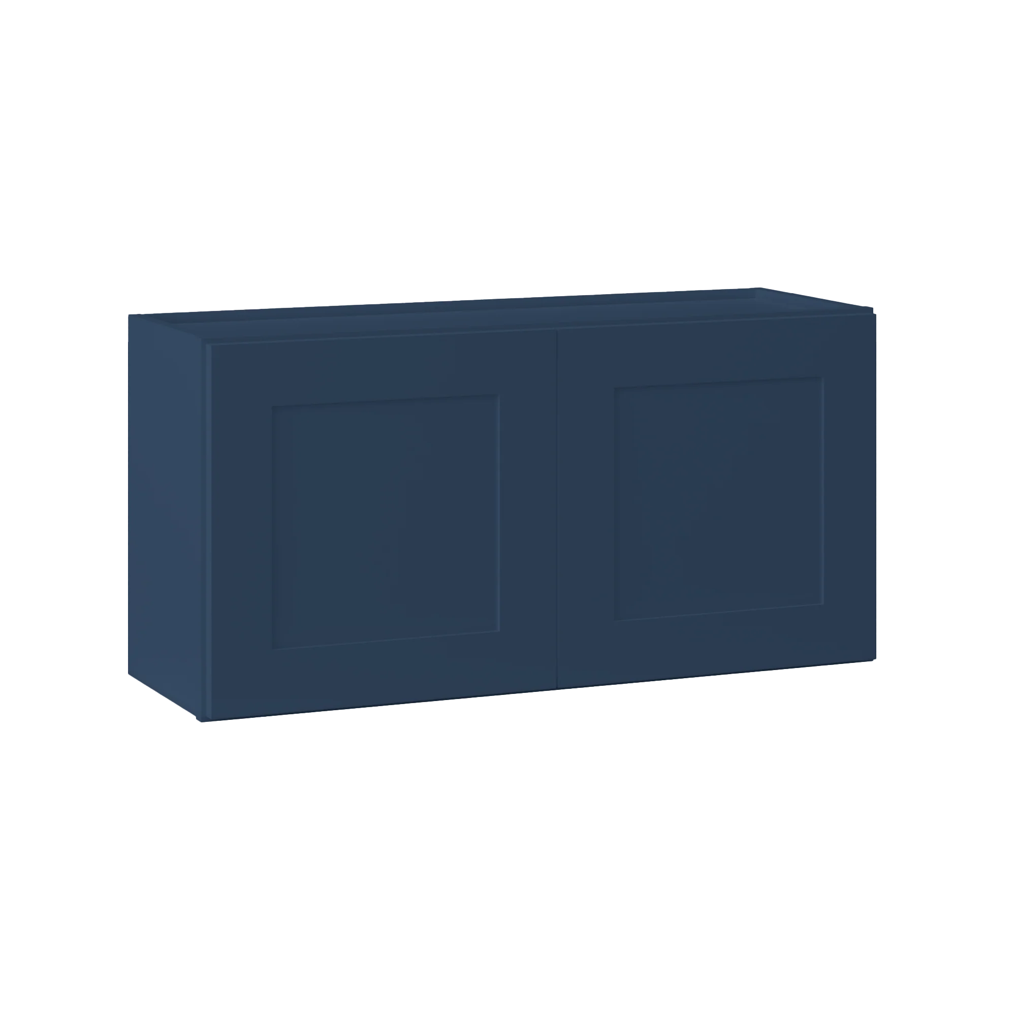 Wall Kitchen Cabinet W3618 Danbury Blue LessCare 36 in. width 18 in. height 12 in. depth - Image 2