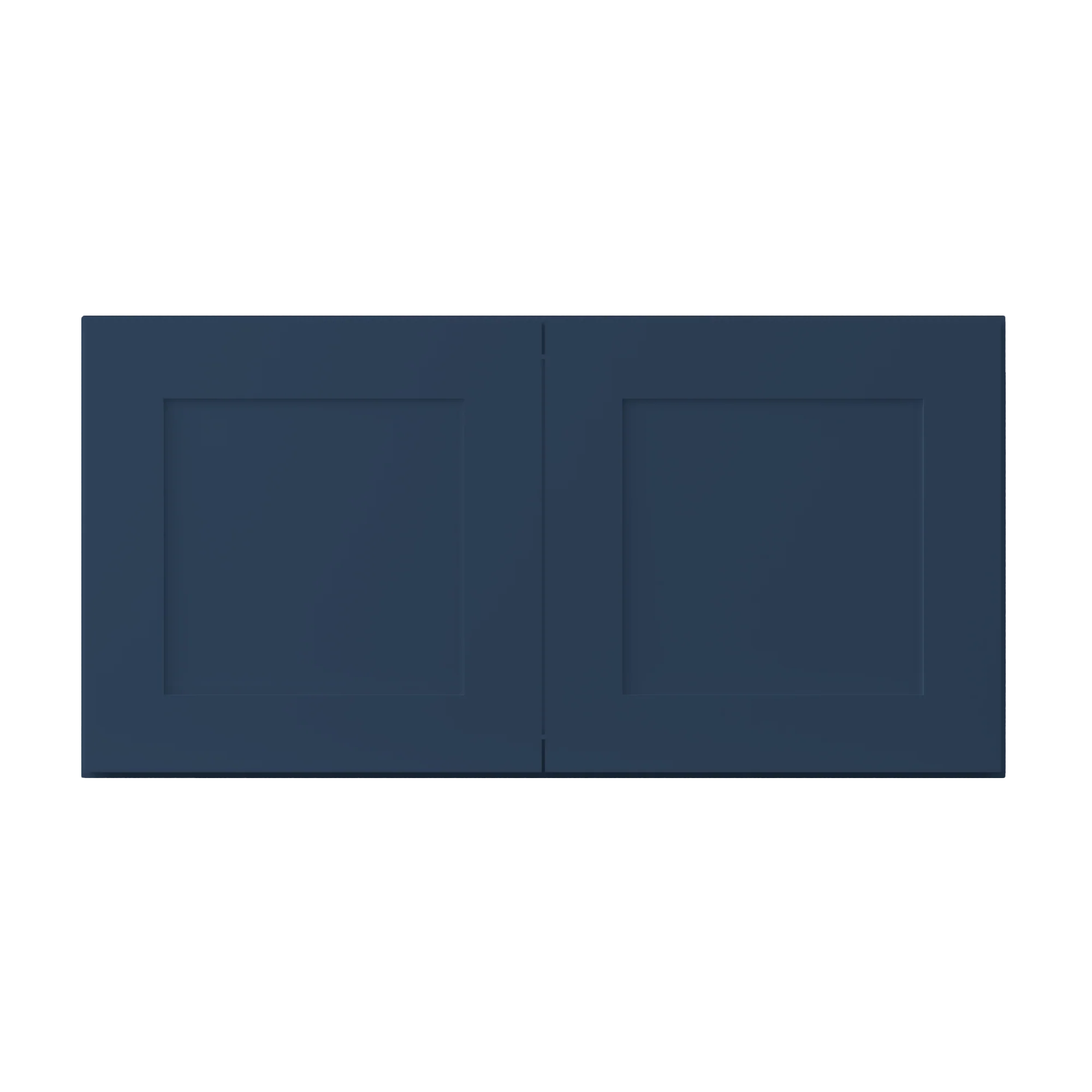 Wall Kitchen Cabinet W3618 Danbury Blue LessCare 36 in. width 18 in. height 12 in. depth - Image 3