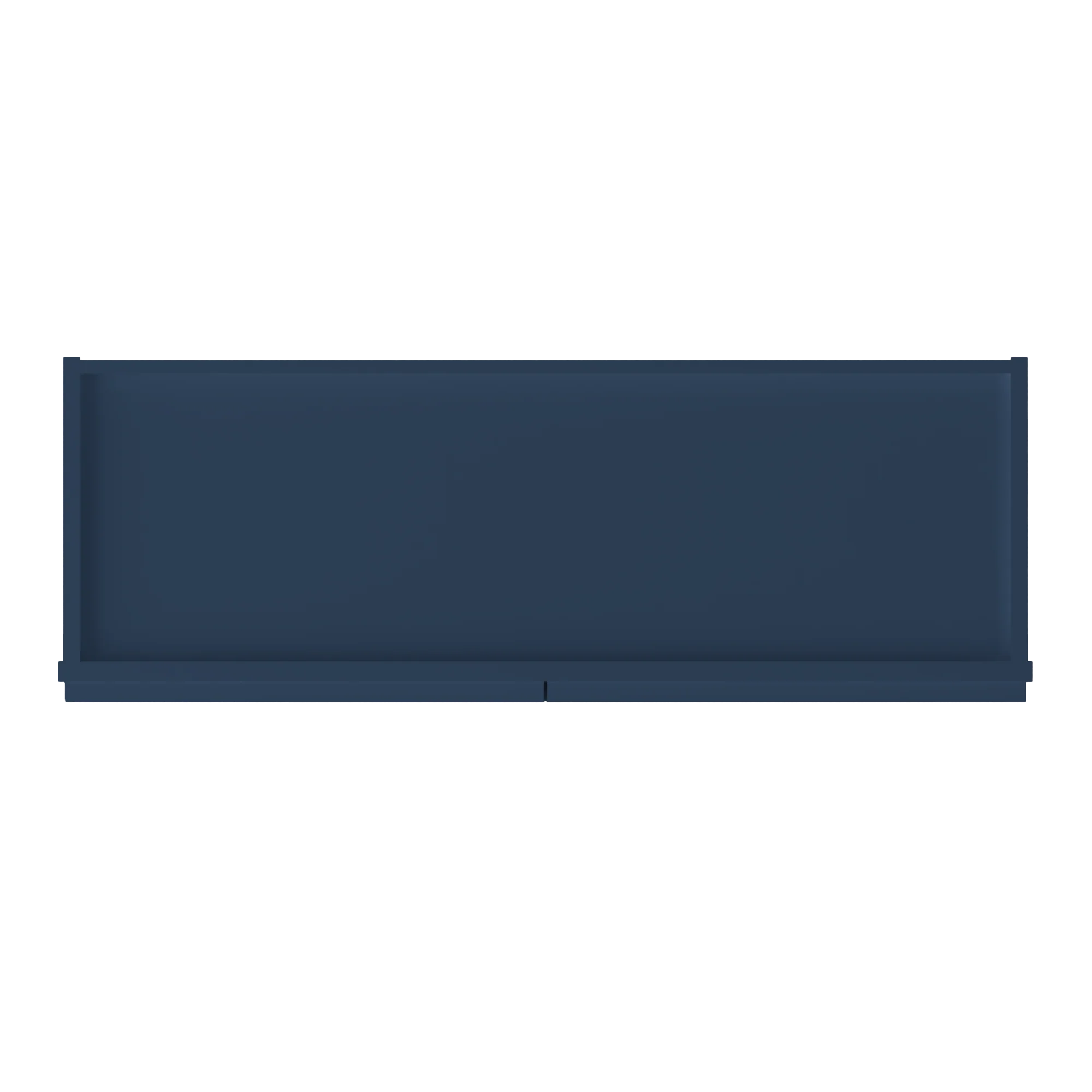Wall Kitchen Cabinet W3618 Danbury Blue LessCare 36 in. width 18 in. height 12 in. depth - Image 6