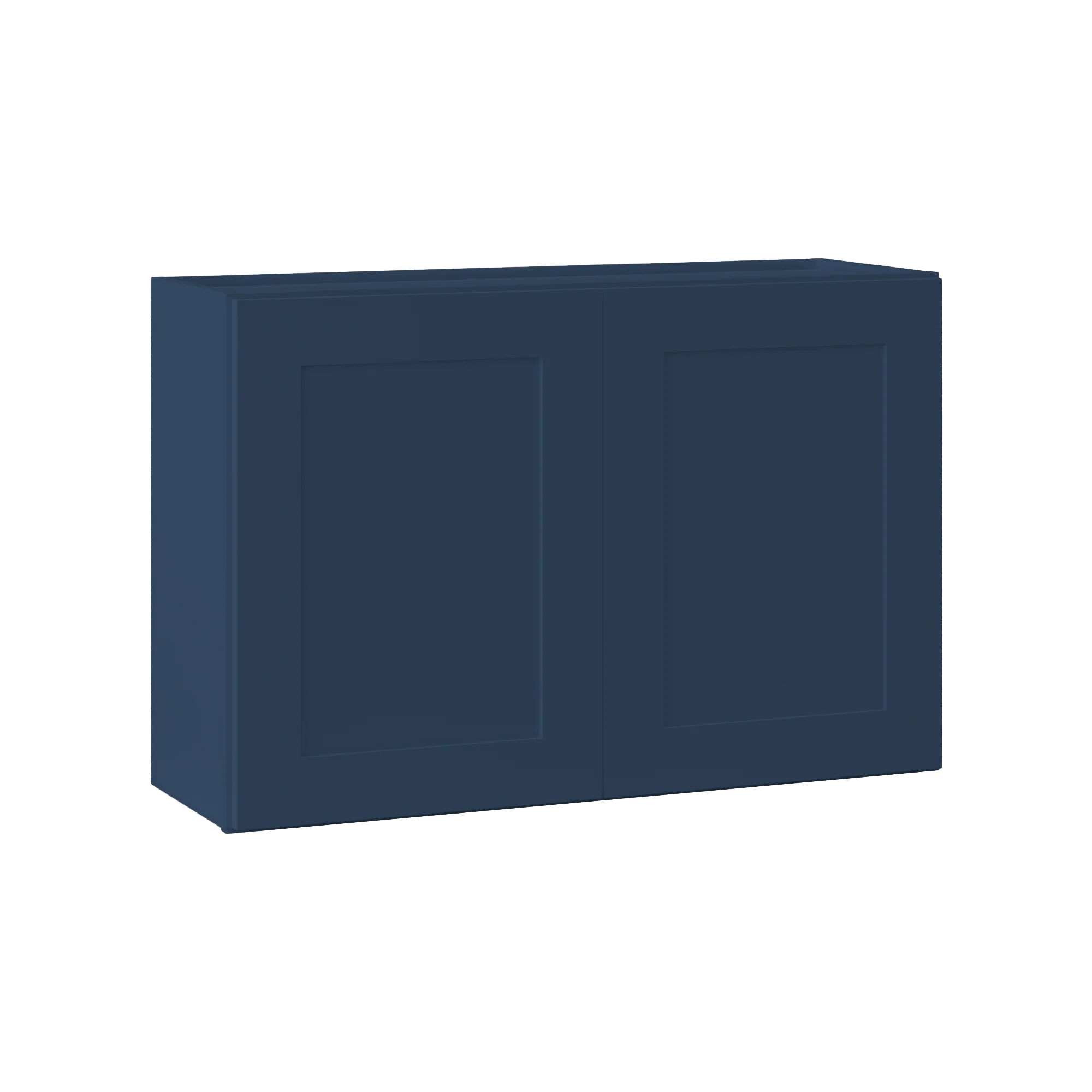 Wall Kitchen Cabinet W3624 Danbury Blue LessCare 36 in. width 24 in. height 12 in. depth - Image 2
