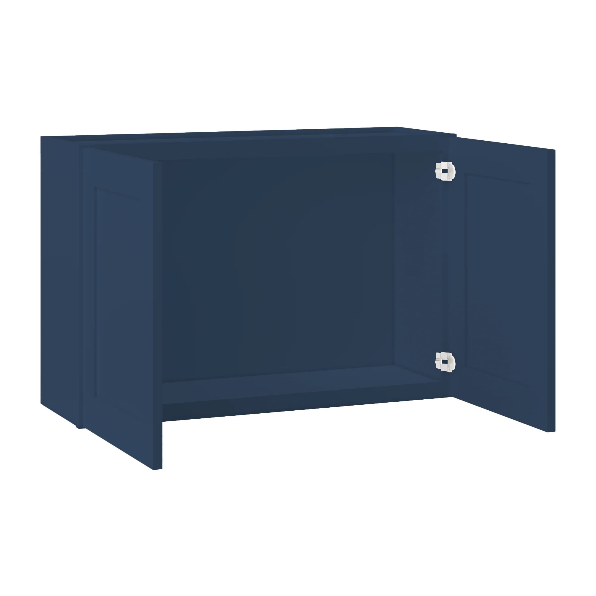 Wall Kitchen Cabinet W3624 Danbury Blue LessCare 36 in. width 24 in. height 12 in. depth - Image 4