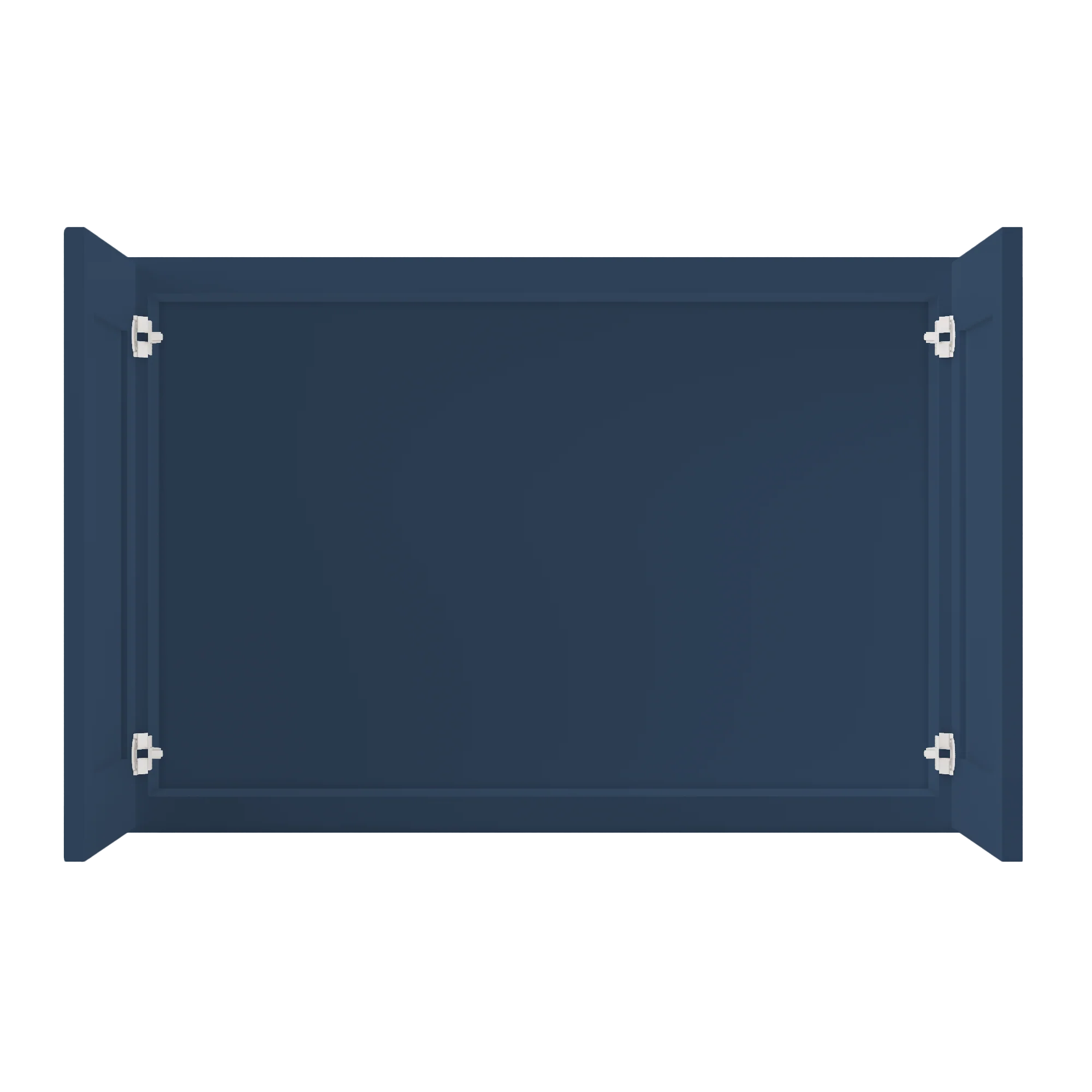 Wall Kitchen Cabinet W3624 Danbury Blue LessCare 36 in. width 24 in. height 12 in. depth - Image 5