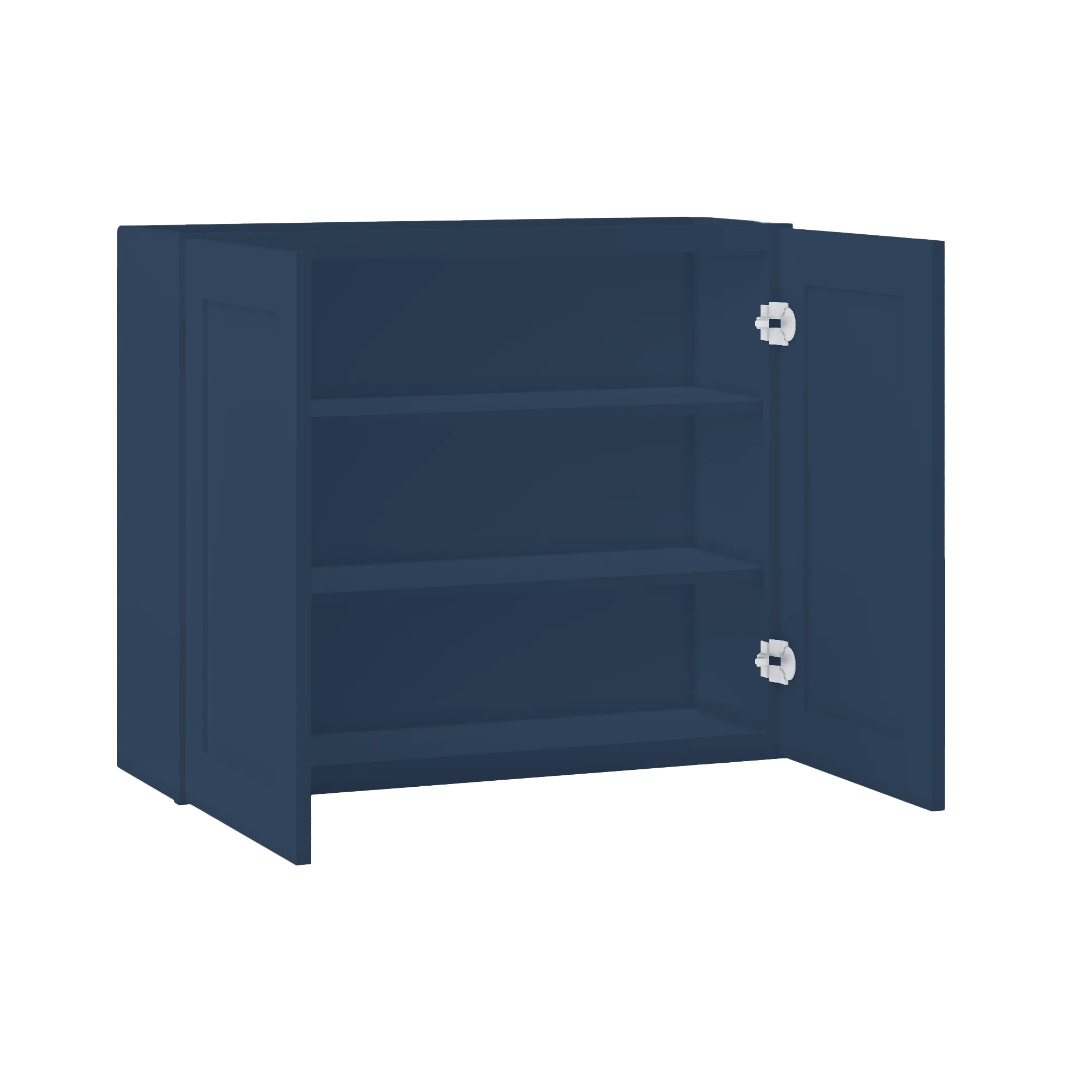 Wall Kitchen Cabinet W3630 Danbury Blue LessCare 36 in. width 30 in. height 12 in. depth - Image 4