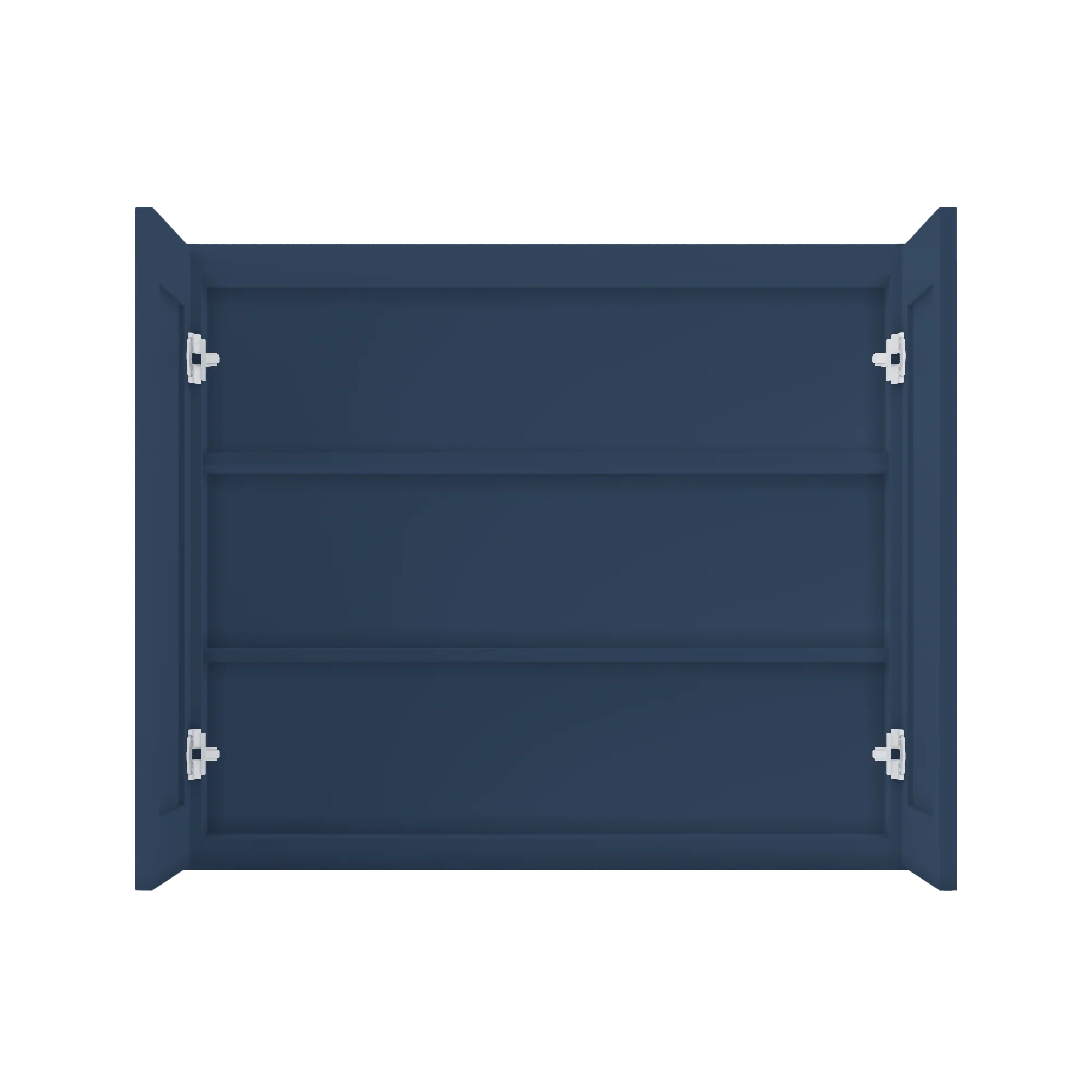 Wall Kitchen Cabinet W3630 Danbury Blue LessCare 36 in. width 30 in. height 12 in. depth - Image 5