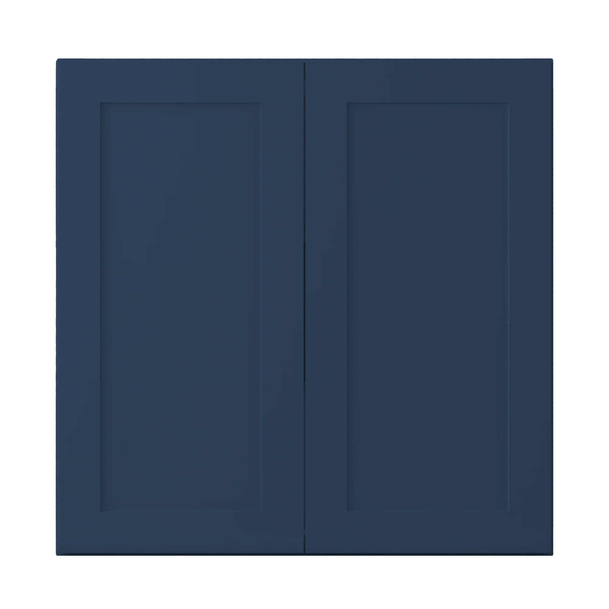 Wall Kitchen Cabinet W3636 Danbury Blue LessCare 36 in. width 36 in. height 12 in. depth - Image 3