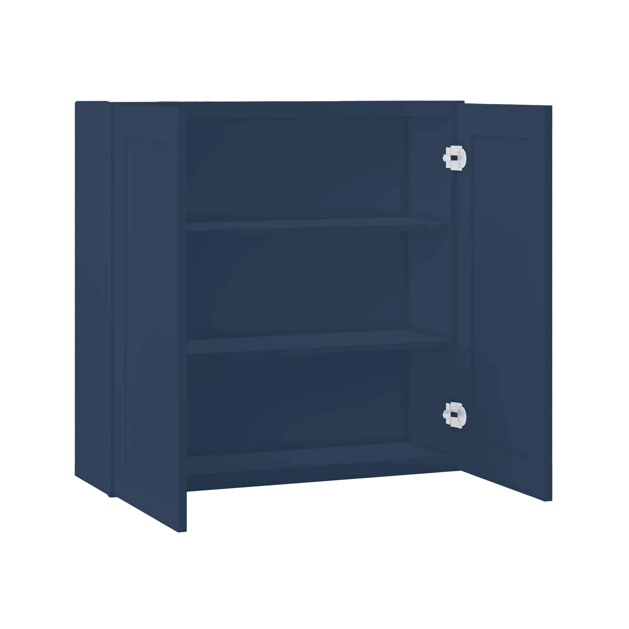 Wall Kitchen Cabinet W3636 Danbury Blue LessCare 36 in. width 36 in. height 12 in. depth - Image 4