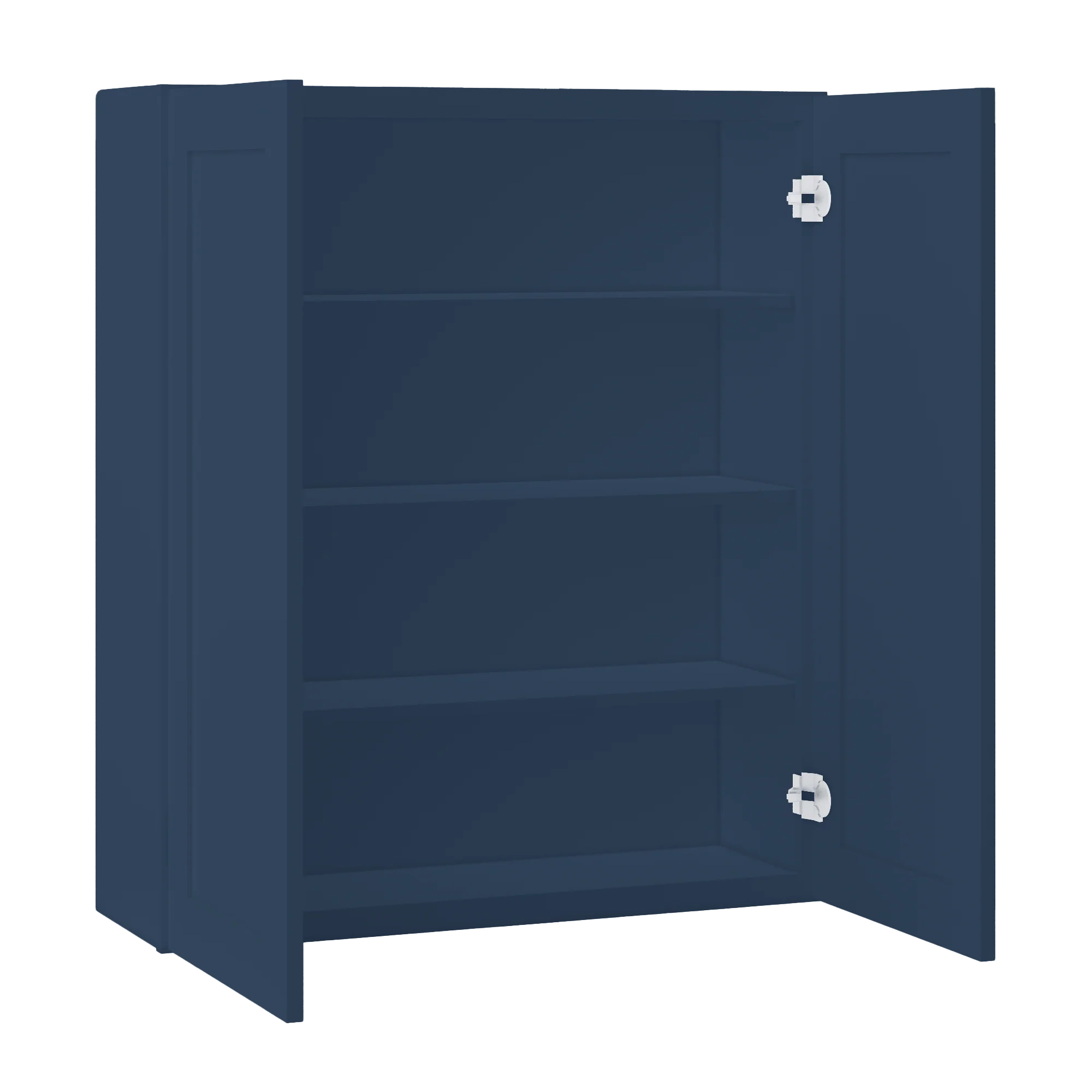 Wall Kitchen Cabinet W3642 Danbury Blue LessCare 36 in. width 42 in. height 12 in. depth - Image 4