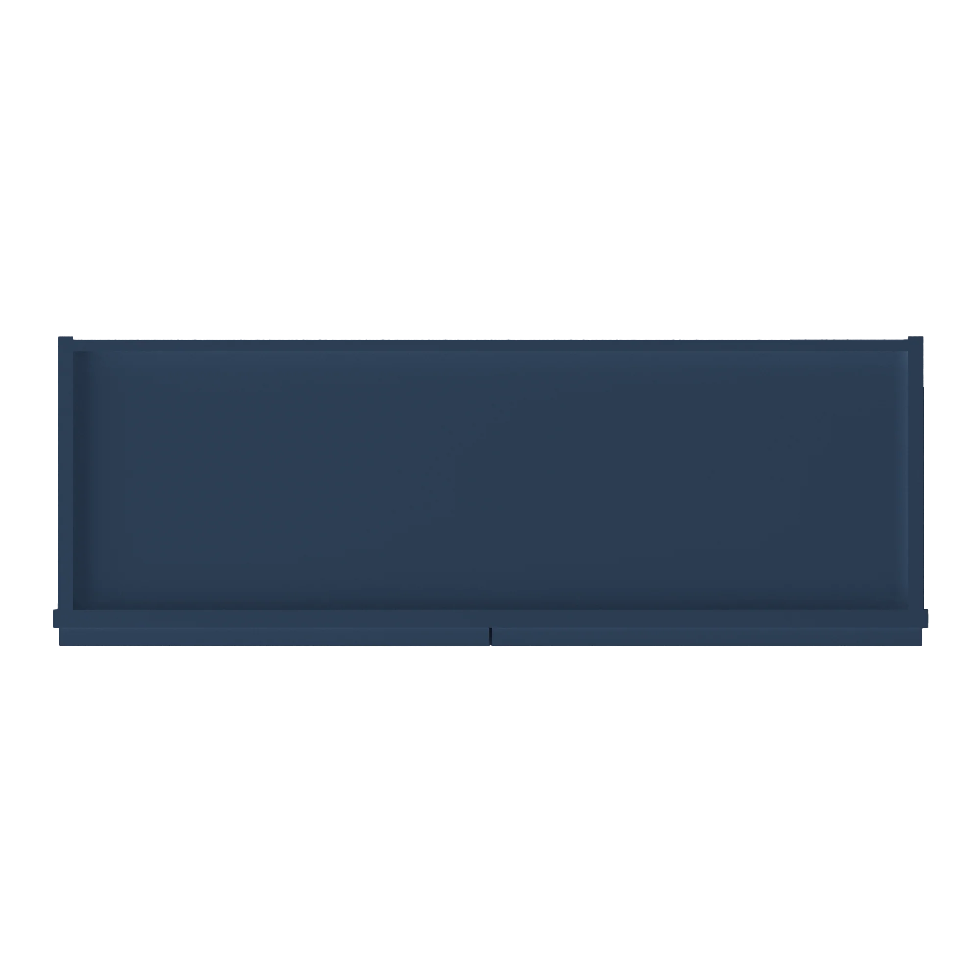 Wall Kitchen Cabinet W3642 Danbury Blue LessCare 36 in. width 42 in. height 12 in. depth - Image 6