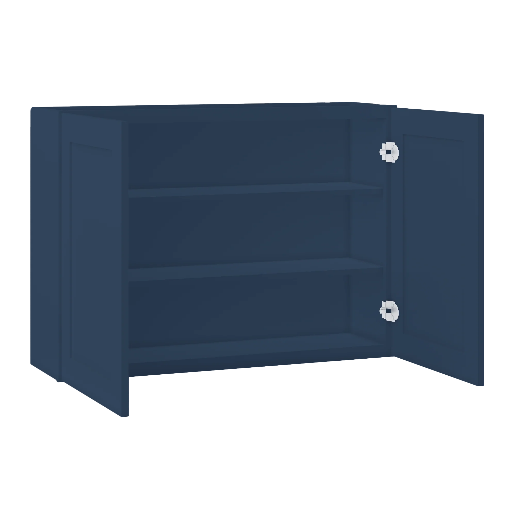 Wall Kitchen Cabinet W4230 Danbury Blue LessCare 42 in. width 30 in. height 12 in. depth - Image 4