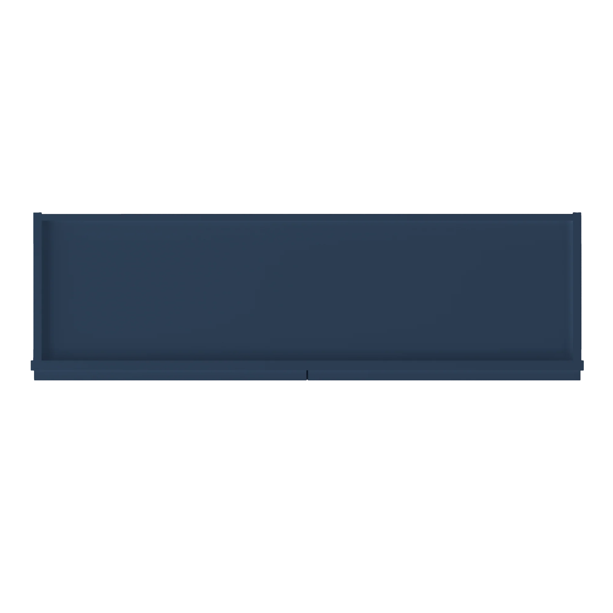Wall Kitchen Cabinet W4230 Danbury Blue LessCare 42 in. width 30 in. height 12 in. depth - Image 6