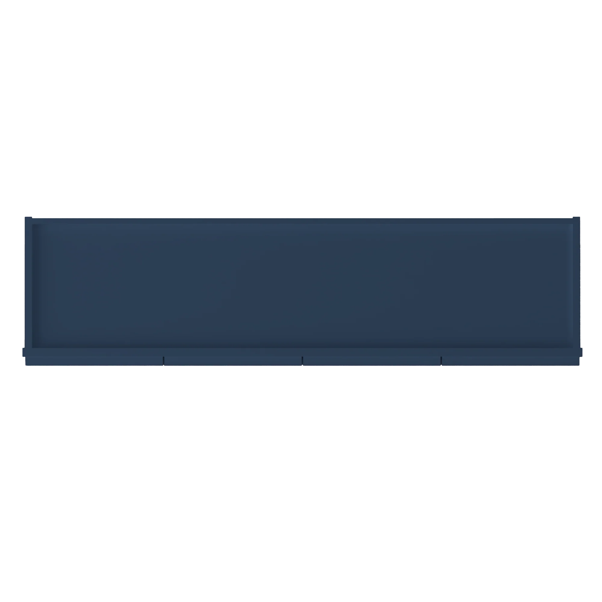 Wall Kitchen Cabinet W4830 Danbury Blue LessCare 48 in. width 30 in. height 12 in. depth - Image 6