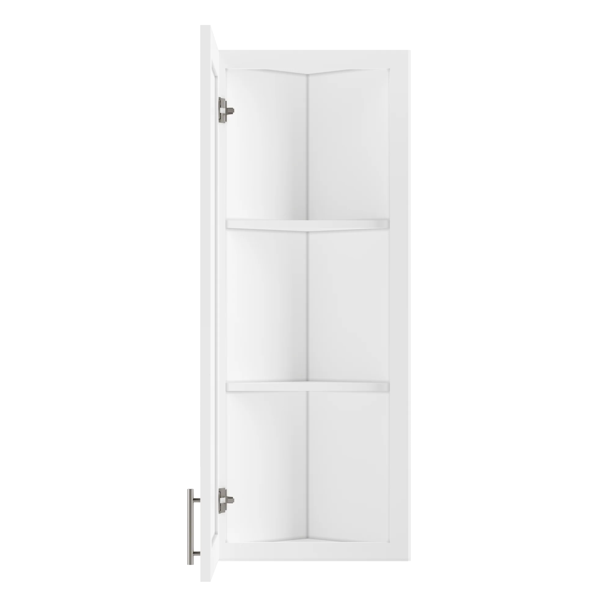 Wall End Kitchen Cabinet WEC1242 Alpina White LessCare 12 in. width 42 in. height 12 in. depth - Image 5