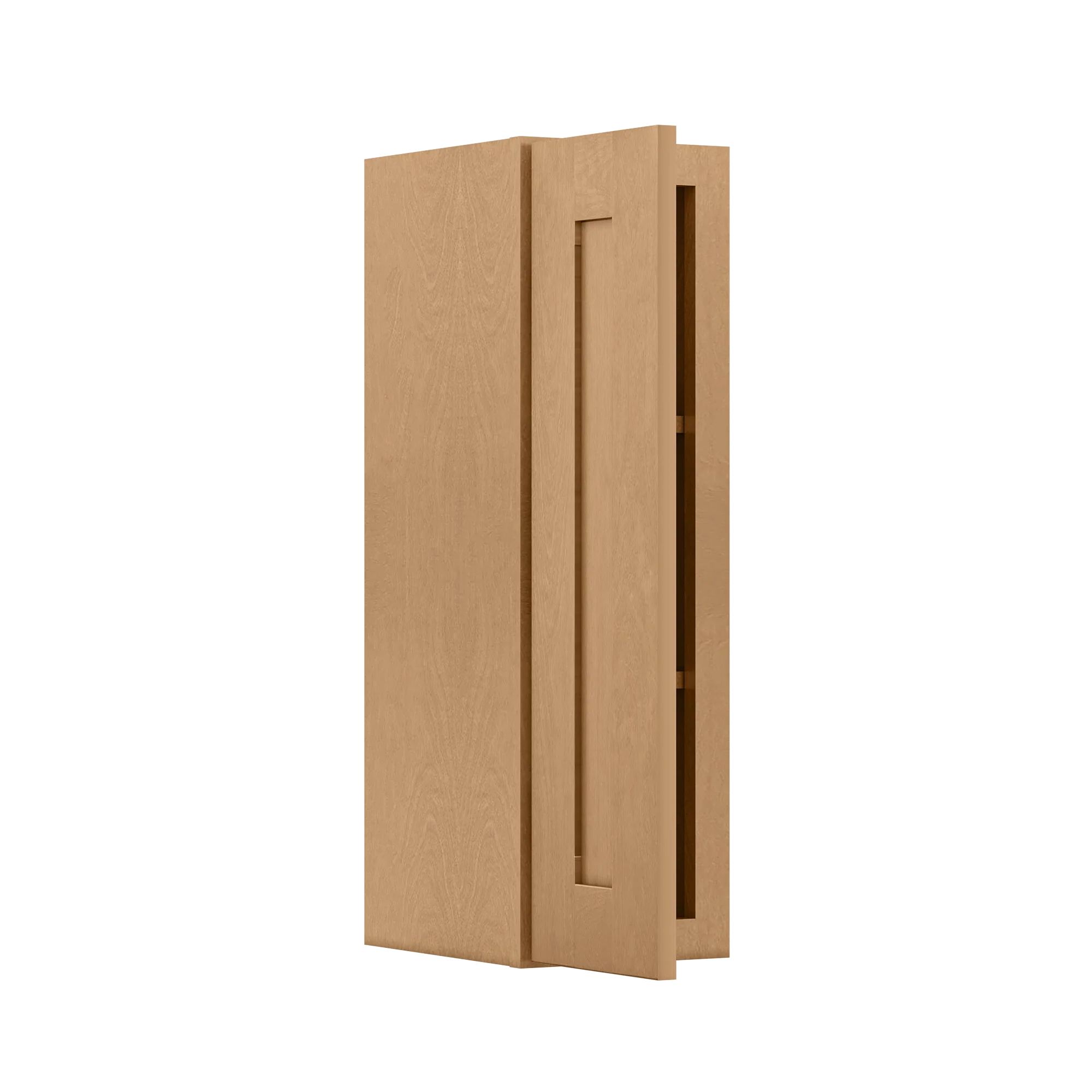 Wall Kitchen Cabinet W0930 Shaker Toffee LessCare 9 in. width 30 in. height 12 in. depth - Image 4