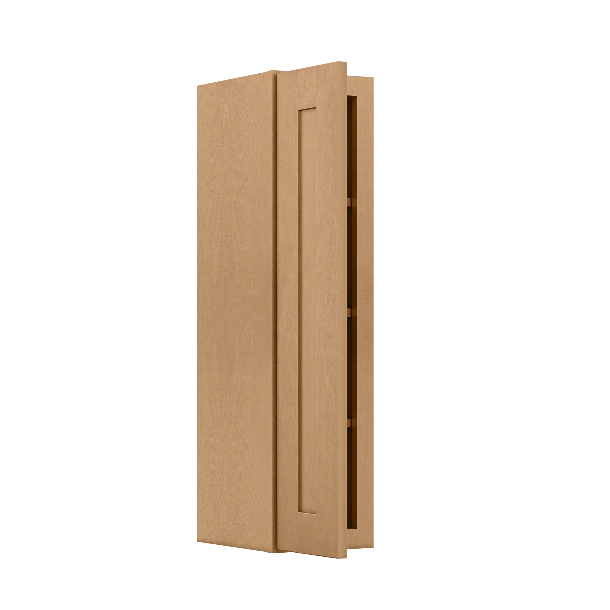 Wall Kitchen Cabinet W0936 Shaker Toffee LessCare 9 in. width 36 in. height 12 in. depth - Image 4