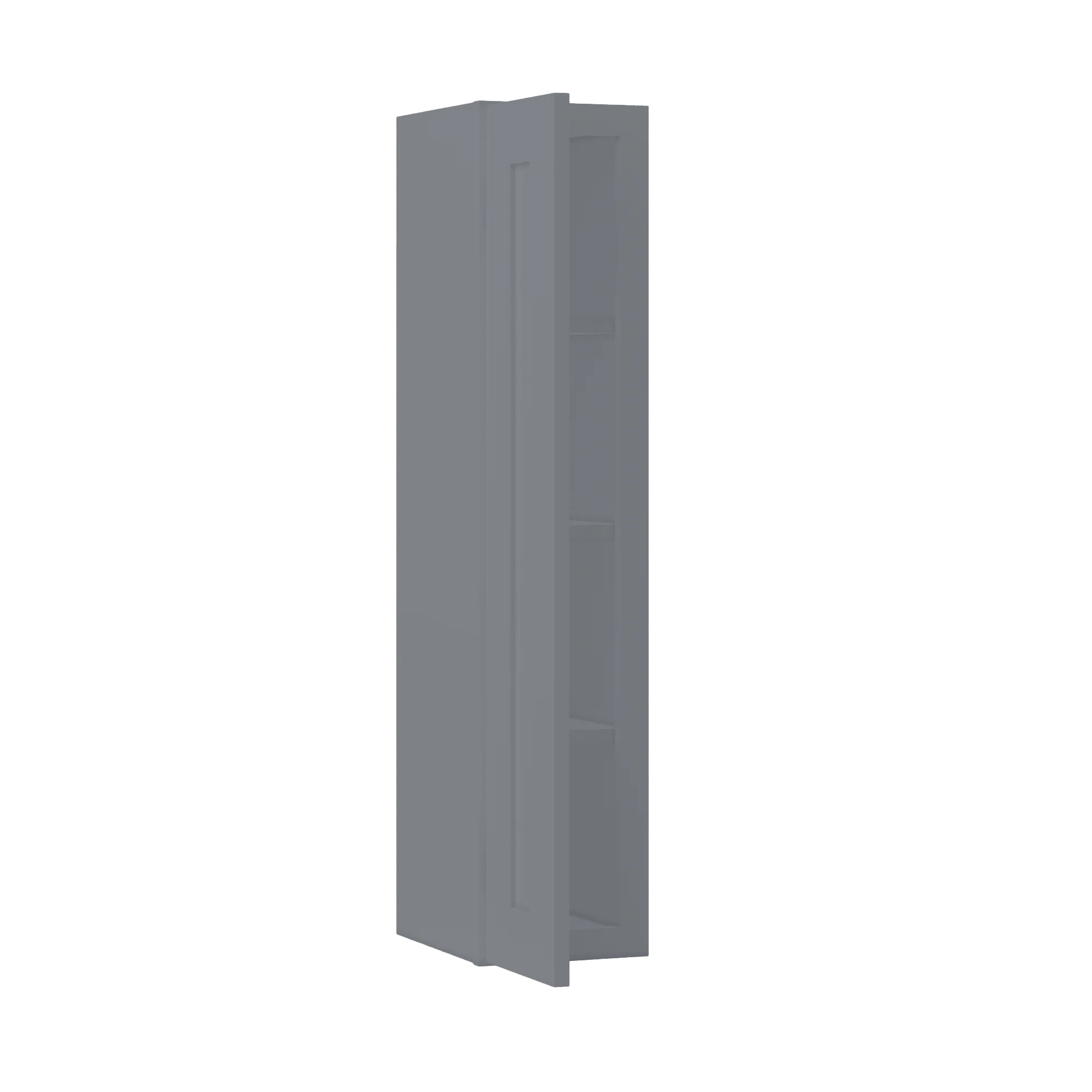 Wall Kitchen Cabinet W0942 Colonial Gray LessCare 9 in. width 42 in. height 12 in. depth - Image 4