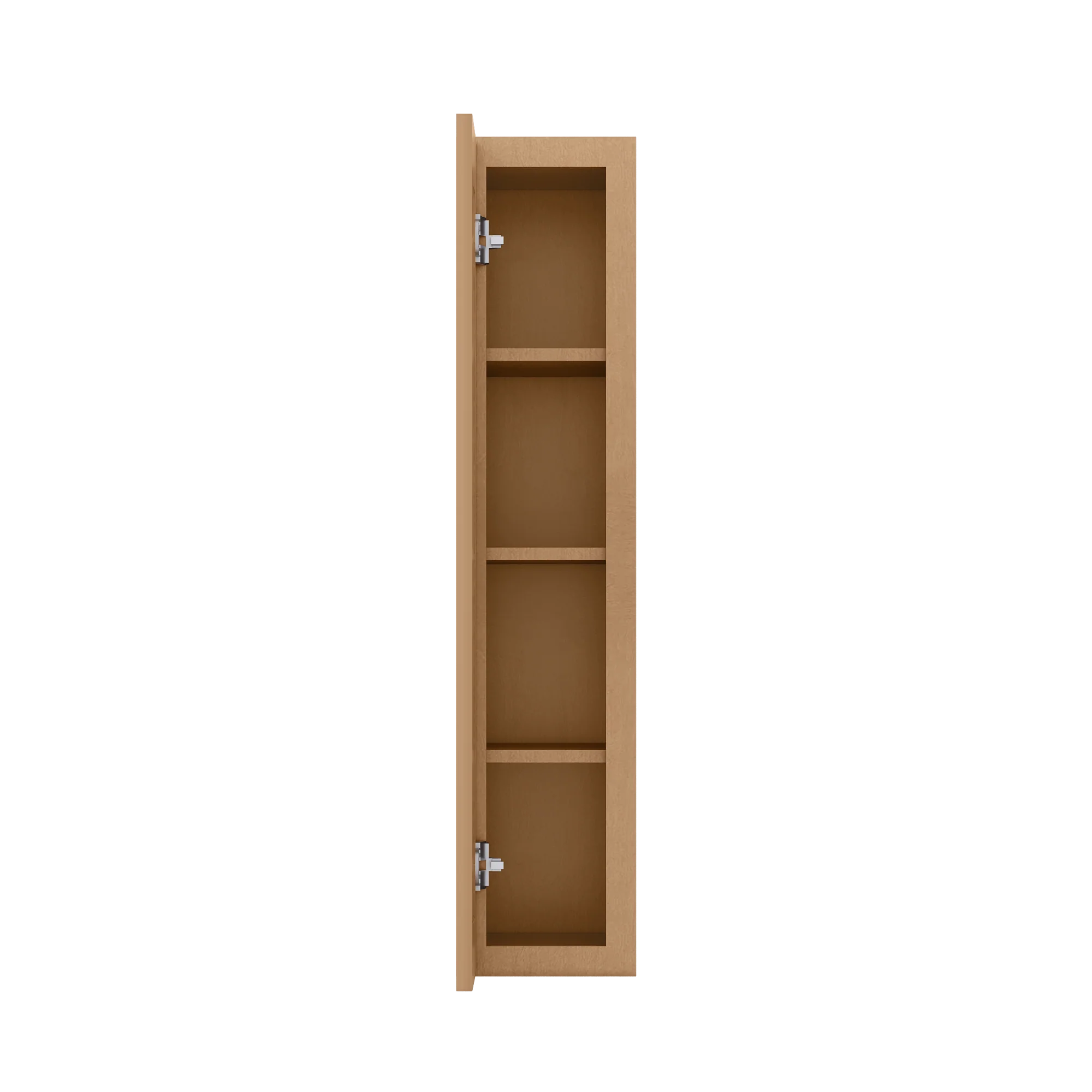 Wall Kitchen Cabinet W0942 Shaker Toffee LessCare 9 in. width 42 in. height 12 in. depth - Image 5