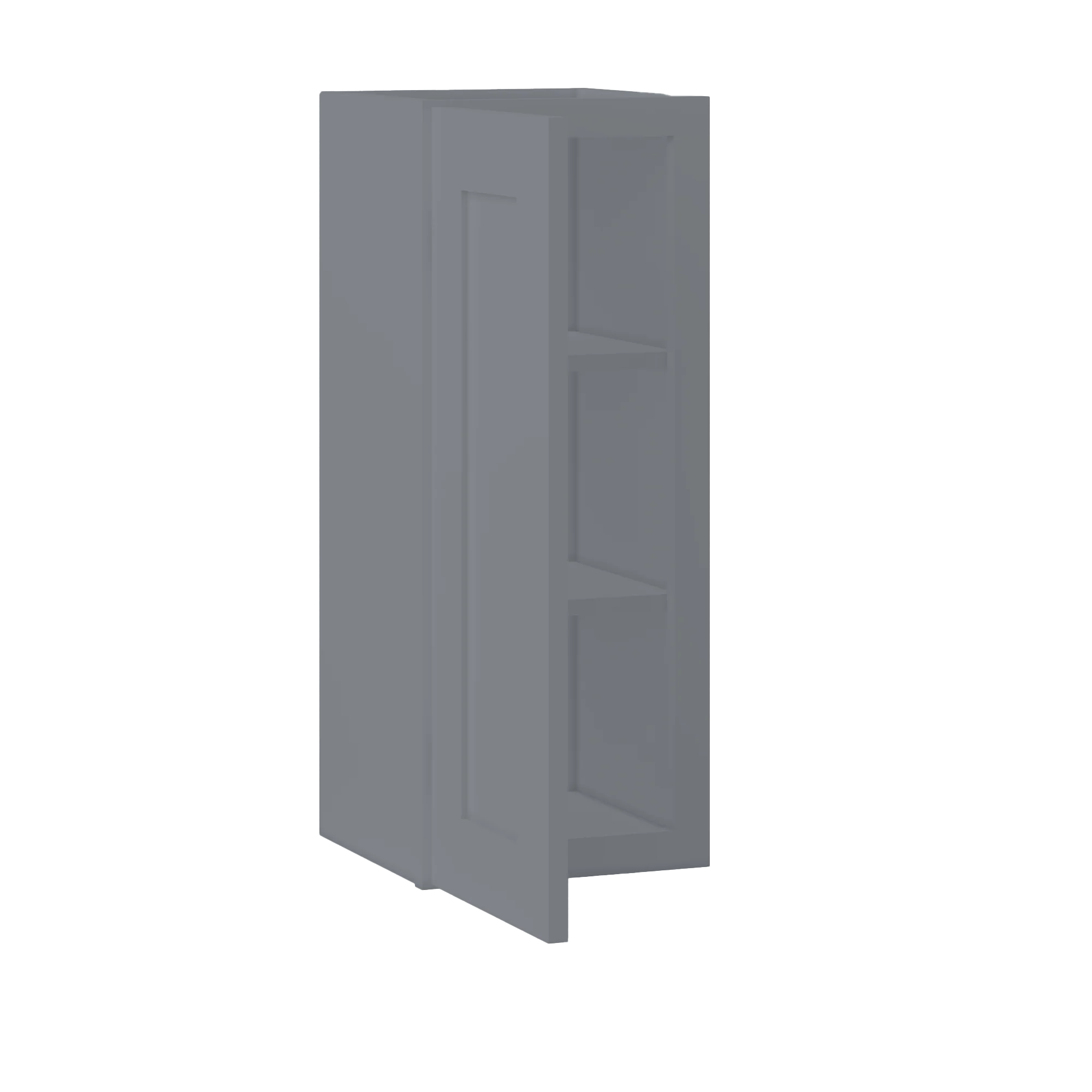 Wall Kitchen Cabinet W1230 Colonial Gray LessCare 12 in. width 30 in. height 12 in. depth - Image 4