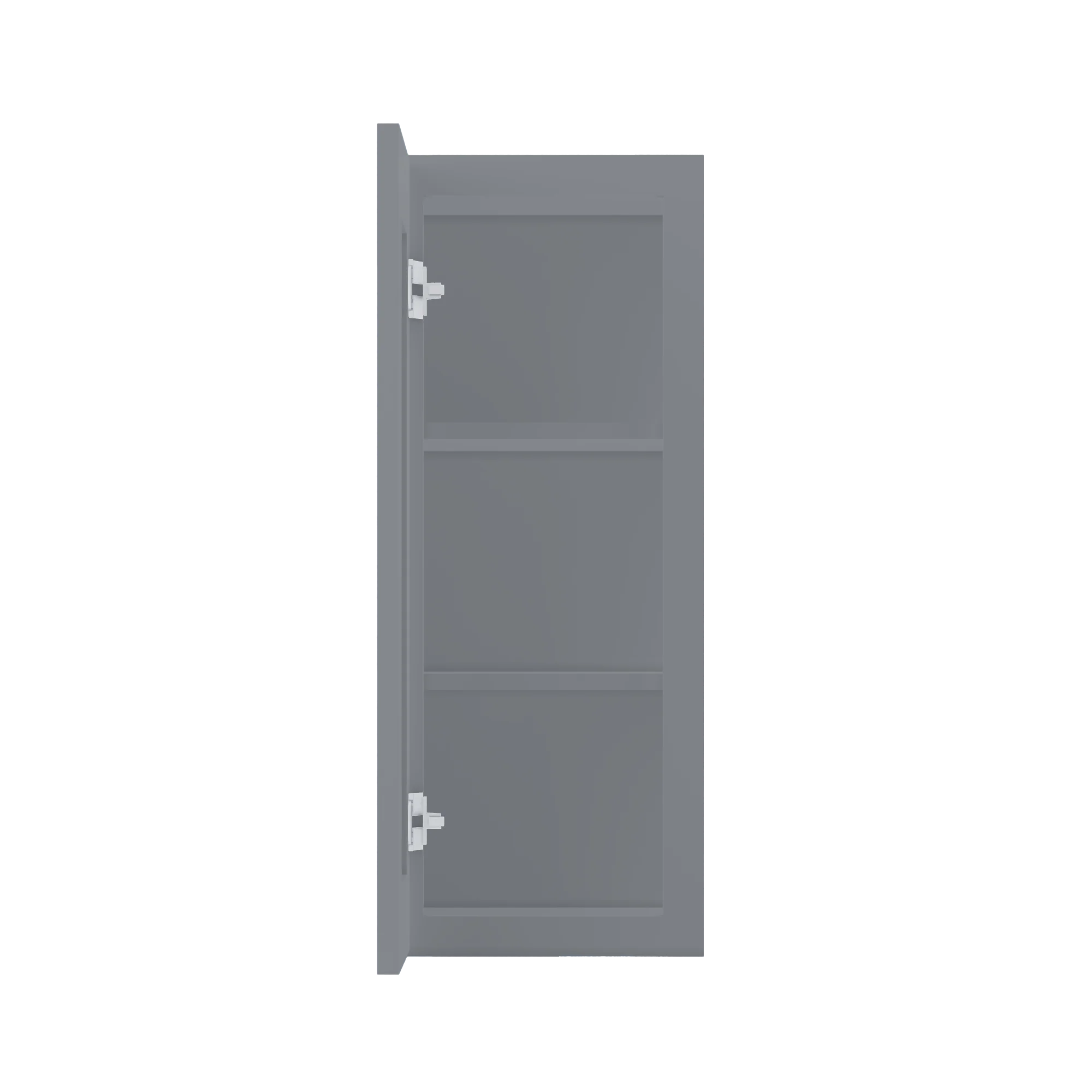 Wall Kitchen Cabinet W1230 Colonial Gray LessCare 12 in. width 30 in. height 12 in. depth - Image 5