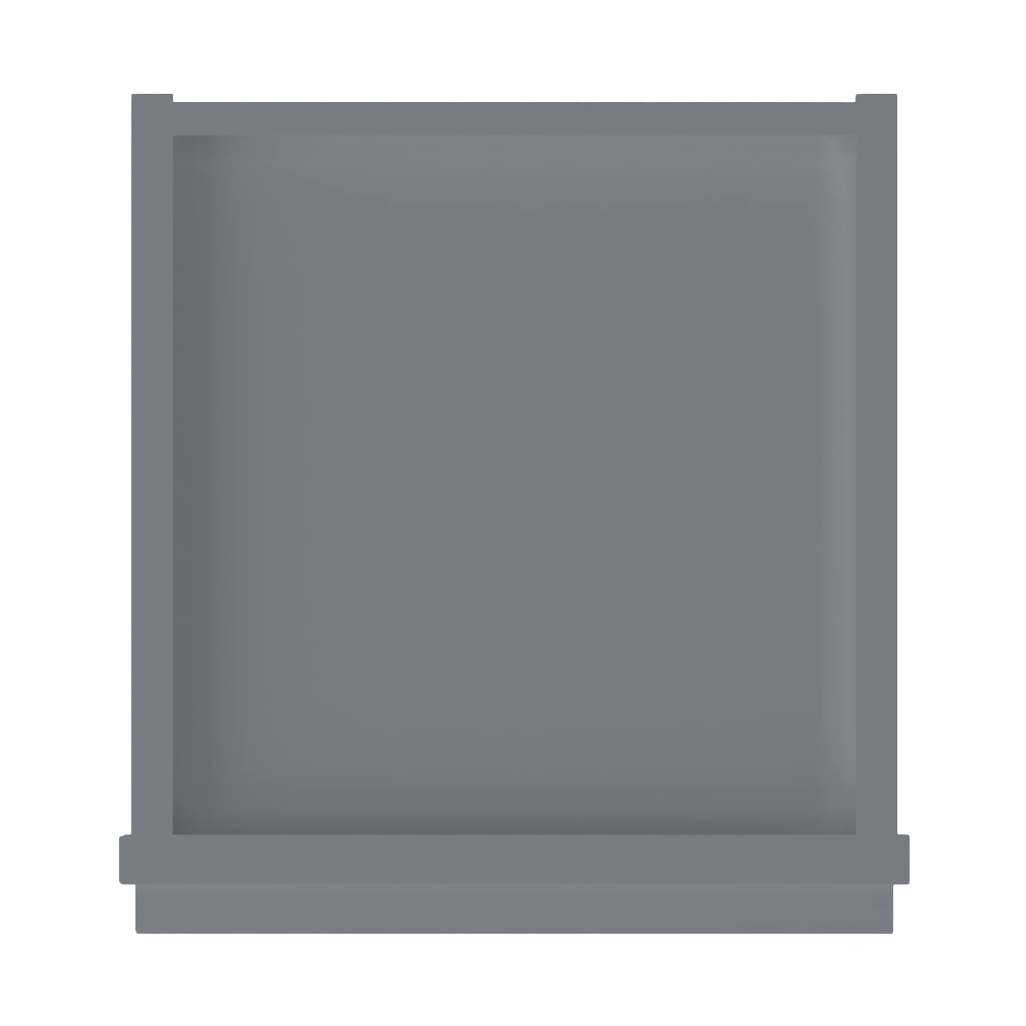 Wall Kitchen Cabinet W1236 Colonial Gray LessCare 12 in. width 36 in. height 12 in. depth - Image 6