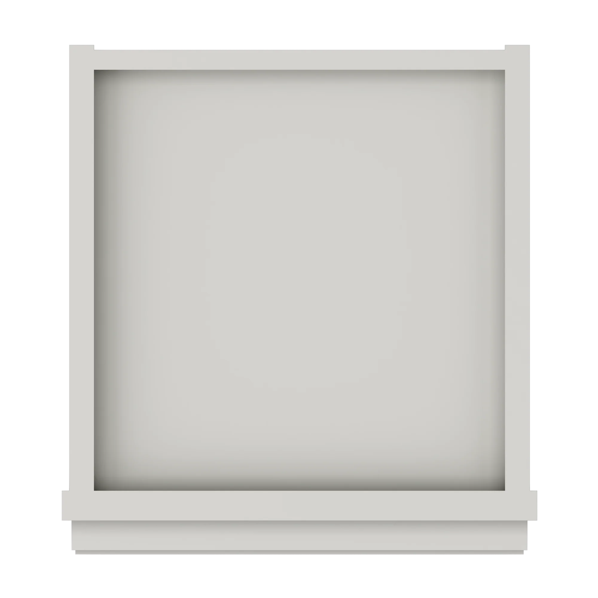 Wall Kitchen Cabinet W1236 Milan Pearl 12 in. width 36 in. height 12 in. depth - Image 6