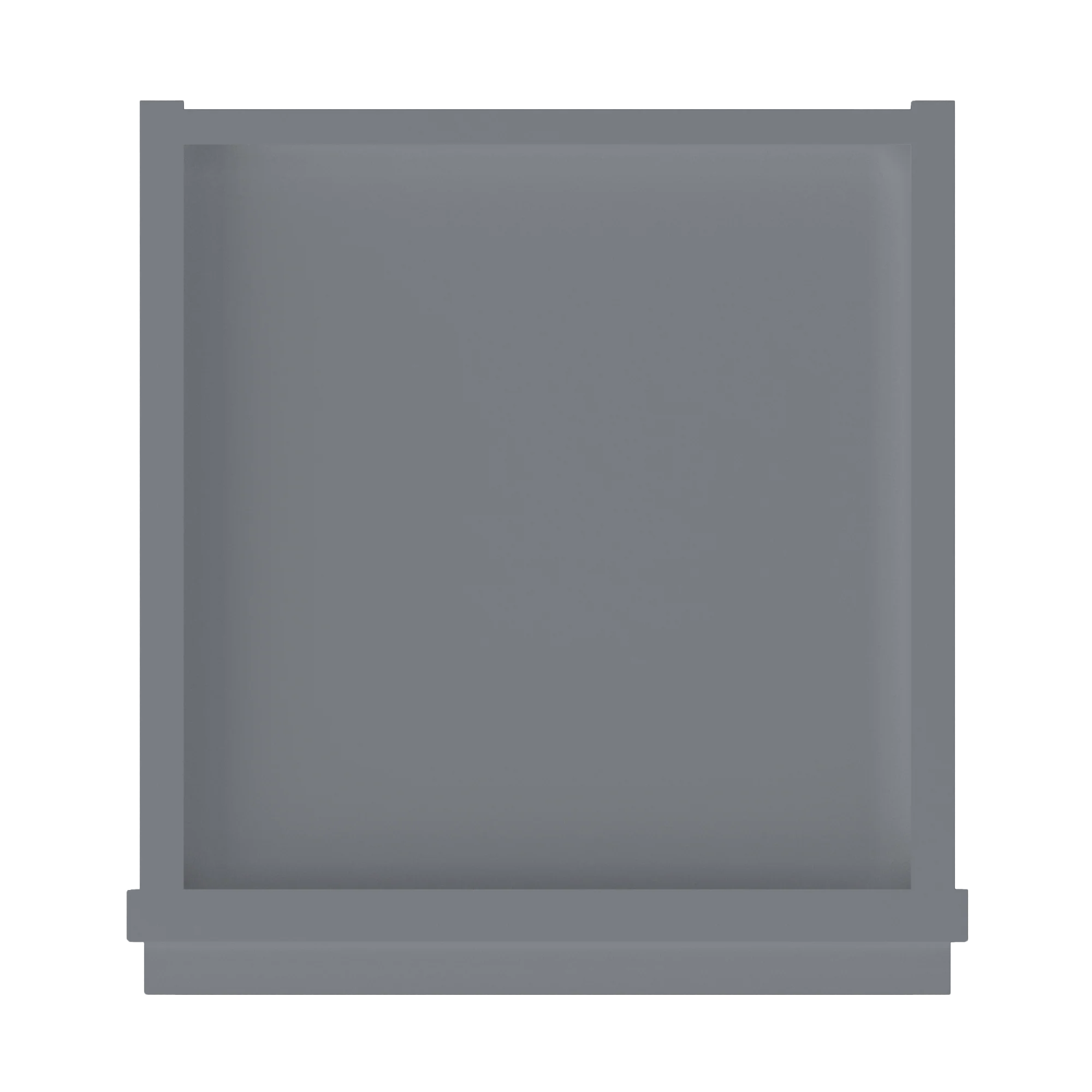 Wall Kitchen Cabinet W1242 Colonial Gray LessCare 12 in. width 42 in. height 12 in. depth - Image 6