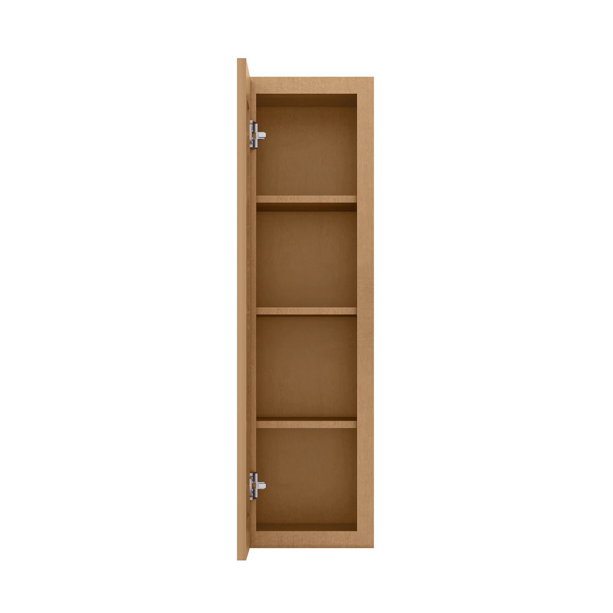 Wall Kitchen Cabinet W1242 Shaker Toffee LessCare 12 in. width 42 in. height 12 in. depth - Image 5