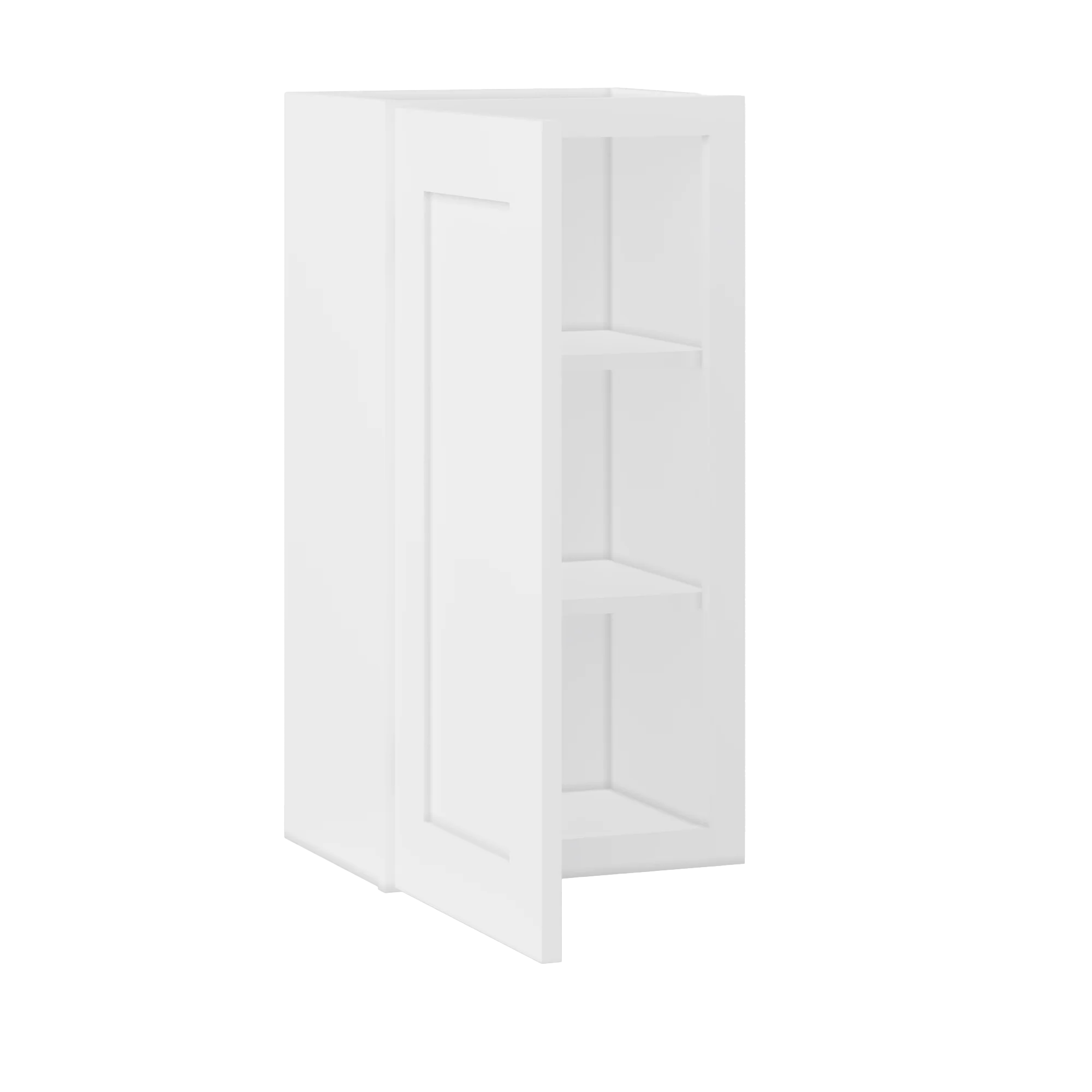 Wall Kitchen Cabinet W1530 Alpina White LessCare 15 in. width 30 in. height 12 in. depth - Image 4