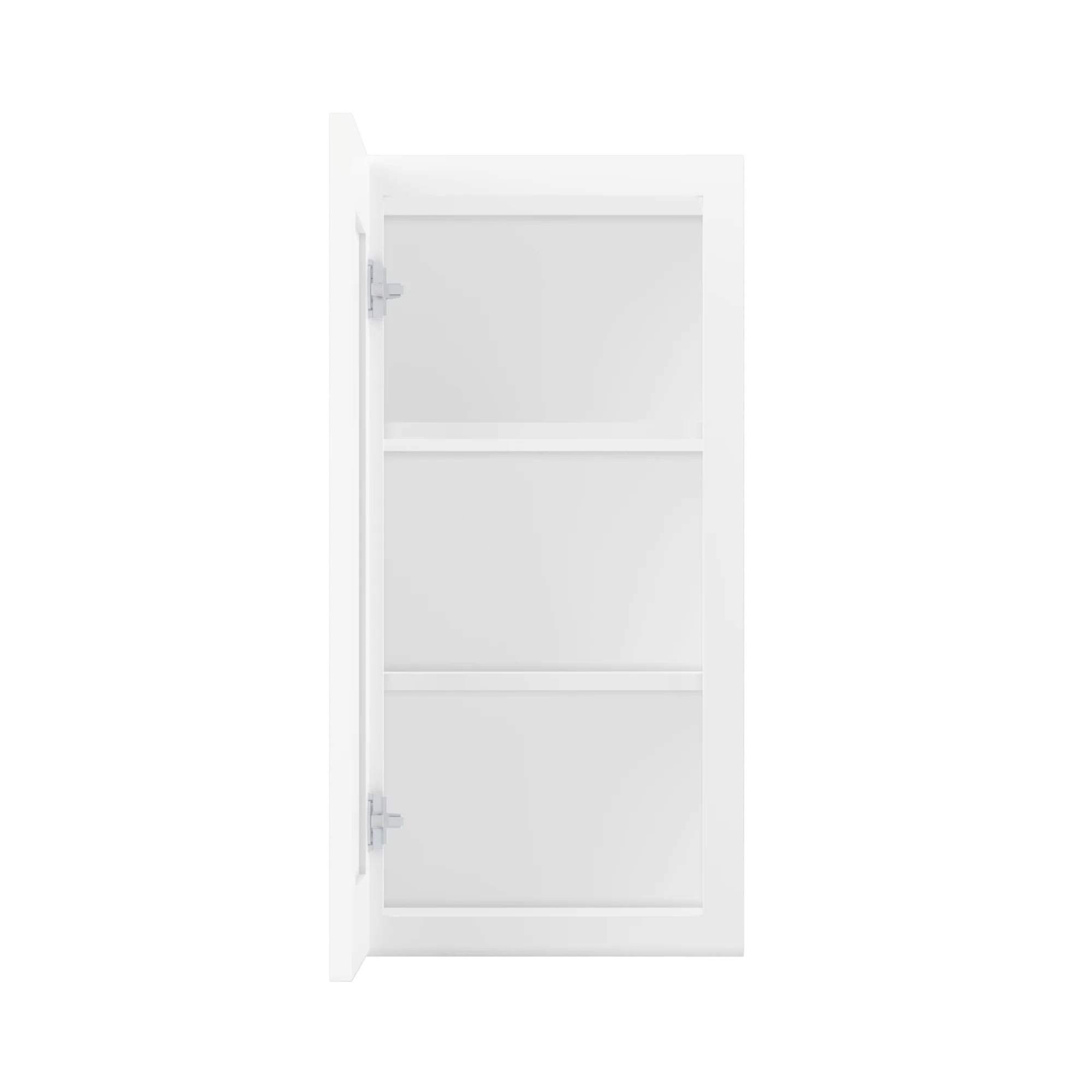 Wall Kitchen Cabinet W1530 Alpina White LessCare 15 in. width 30 in. height 12 in. depth - Image 5