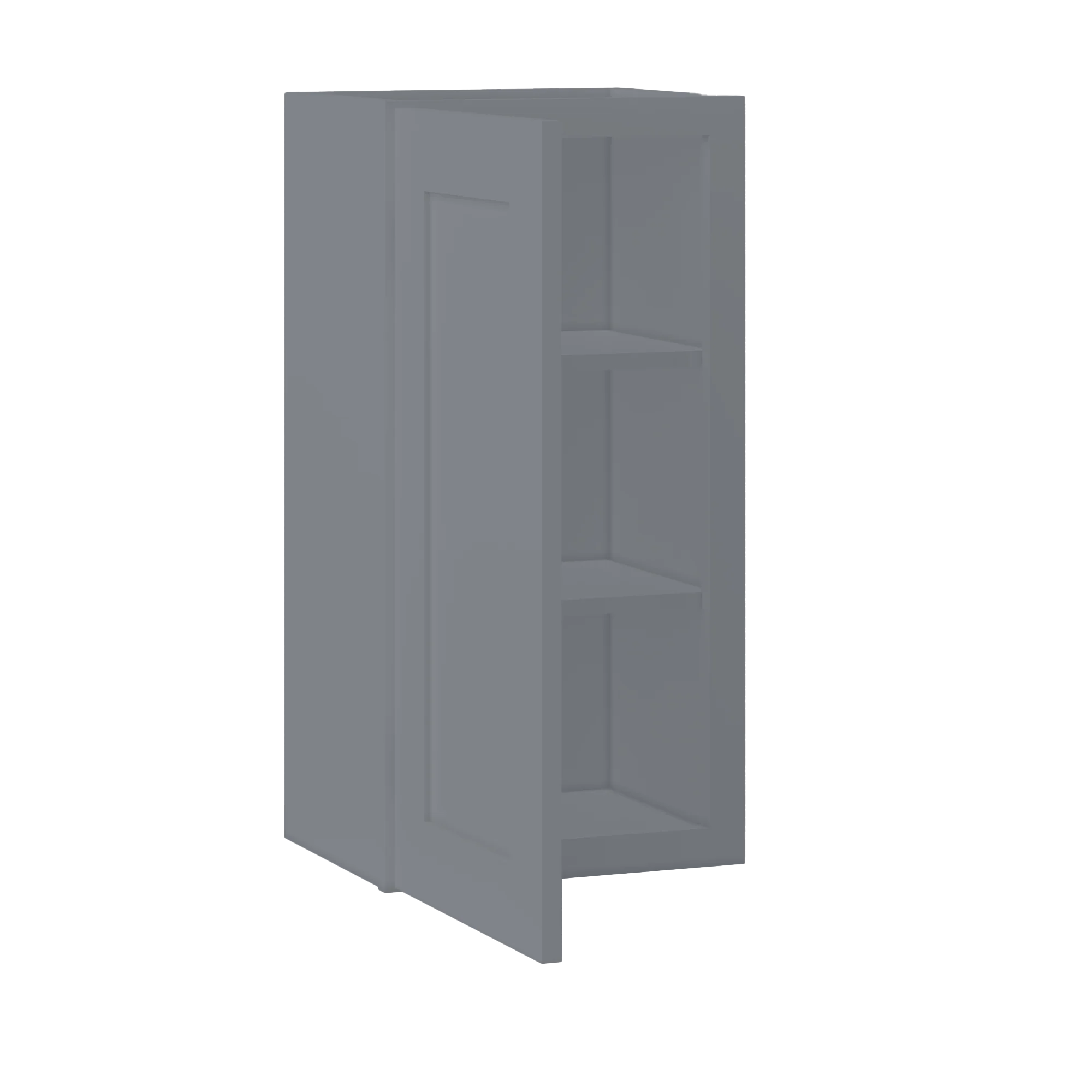 Wall Kitchen Cabinet W1530 Colonial Gray LessCare 15 in. width 30 in. height 12 in. depth - Image 4