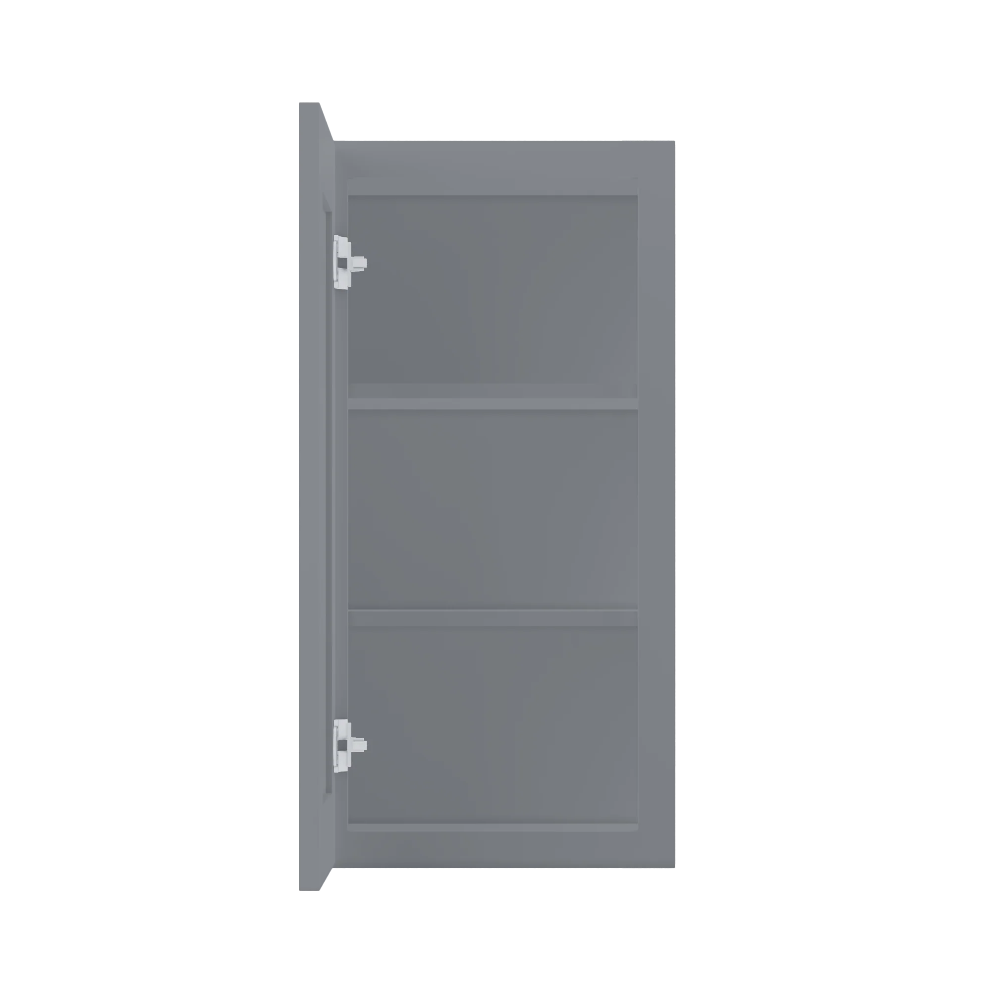 Wall Kitchen Cabinet W1530 Colonial Gray LessCare 15 in. width 30 in. height 12 in. depth - Image 5