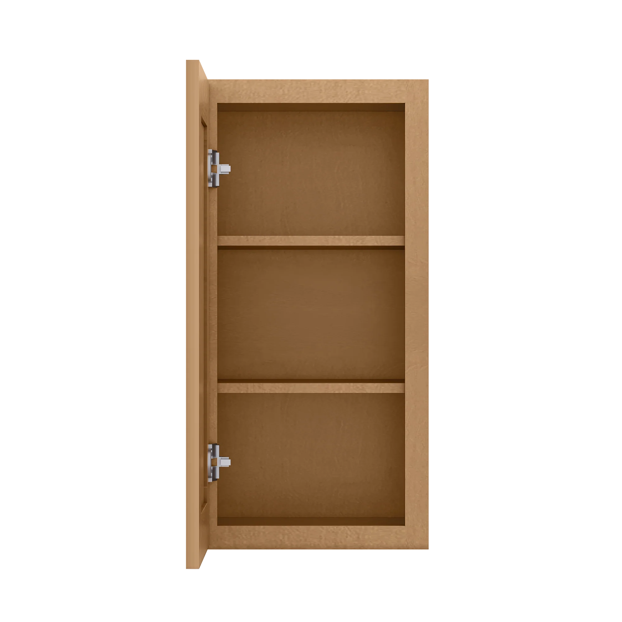 Wall Kitchen Cabinet W1530 Shaker Toffee LessCare 15 in. width 30 in. height 12 in. depth - Image 5