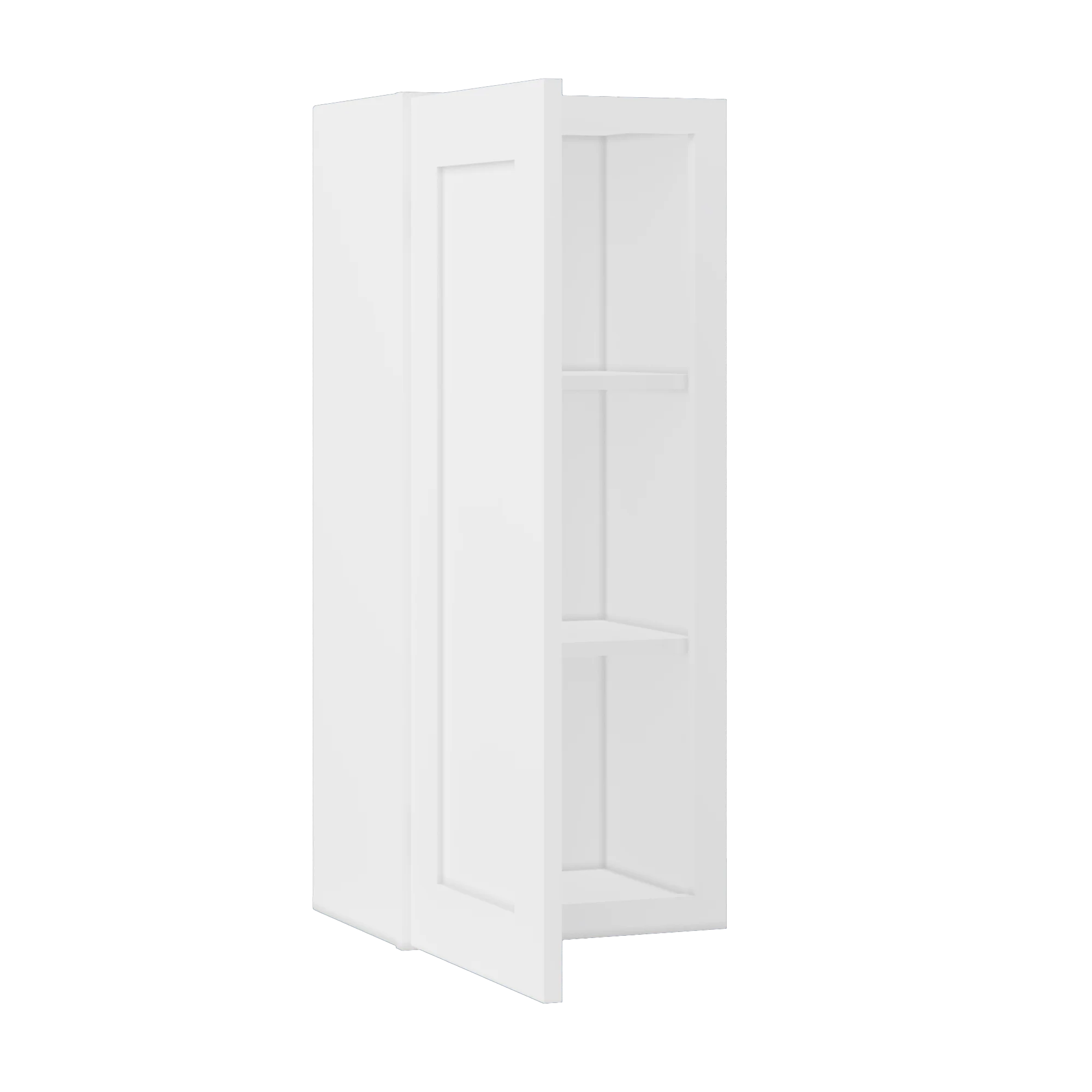 Wall Kitchen Cabinet W1536 Alpina White LessCare 15 in. width 36 in. height 12 in. depth - Image 4