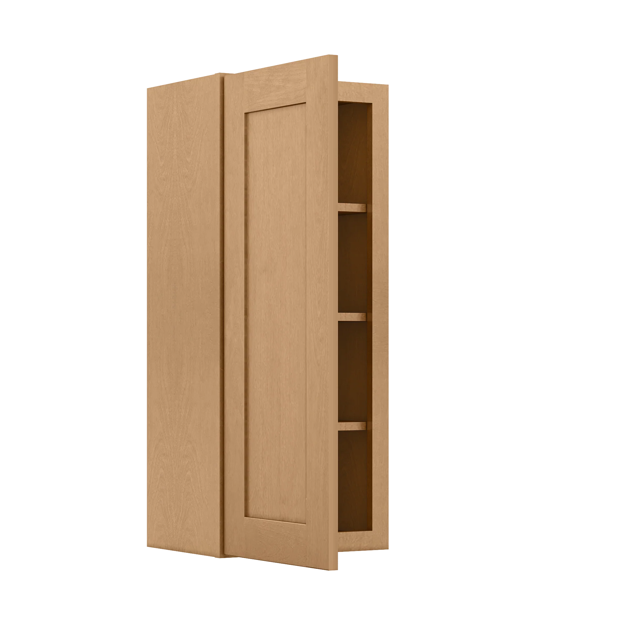 Wall Kitchen Cabinet W1536 Shaker Toffee LessCare 15 in. width 36 in. height 12 in. depth - Image 4