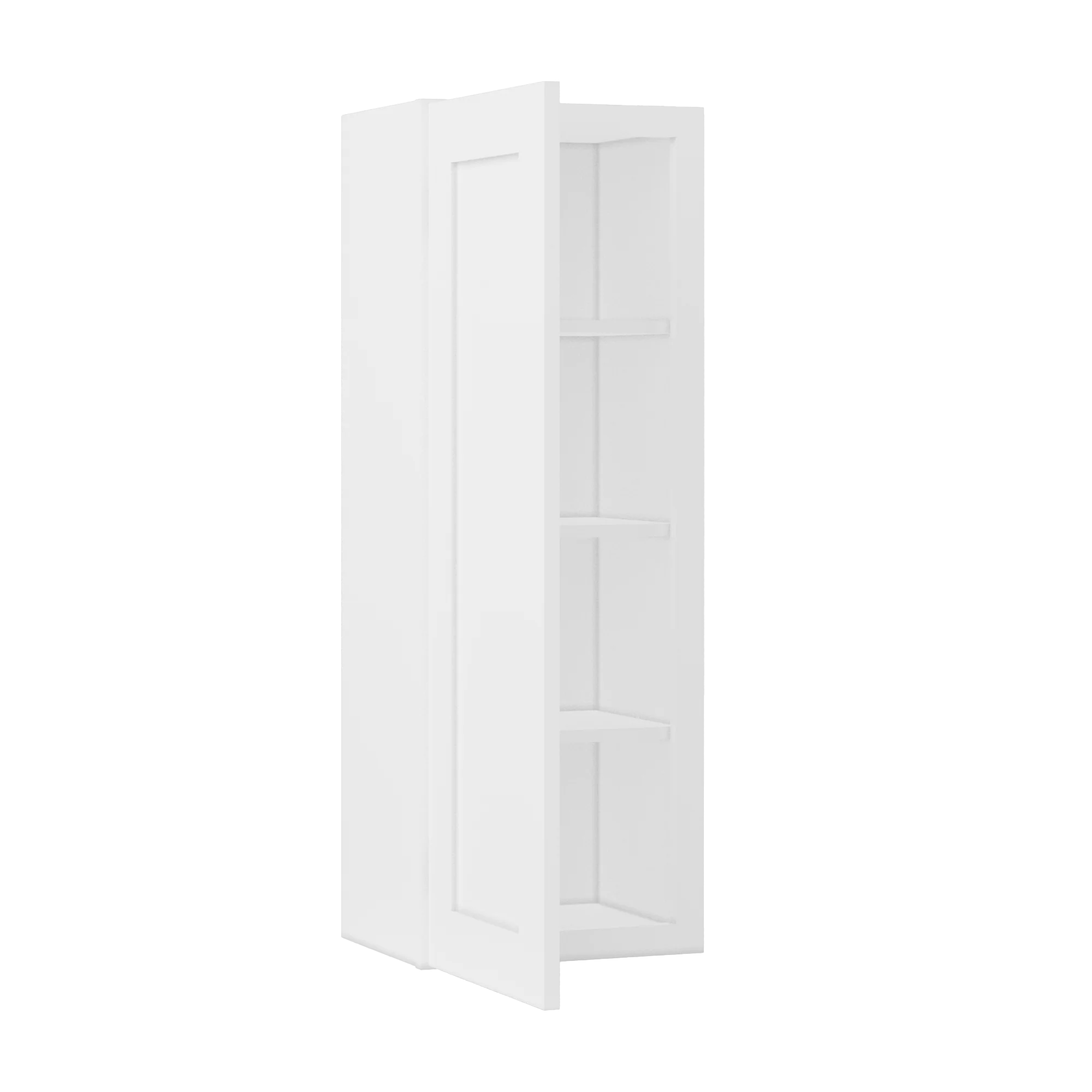 Wall Kitchen Cabinet W1542 Alpina White LessCare 15 in. width 42 in. height 12 in. depth - Image 4