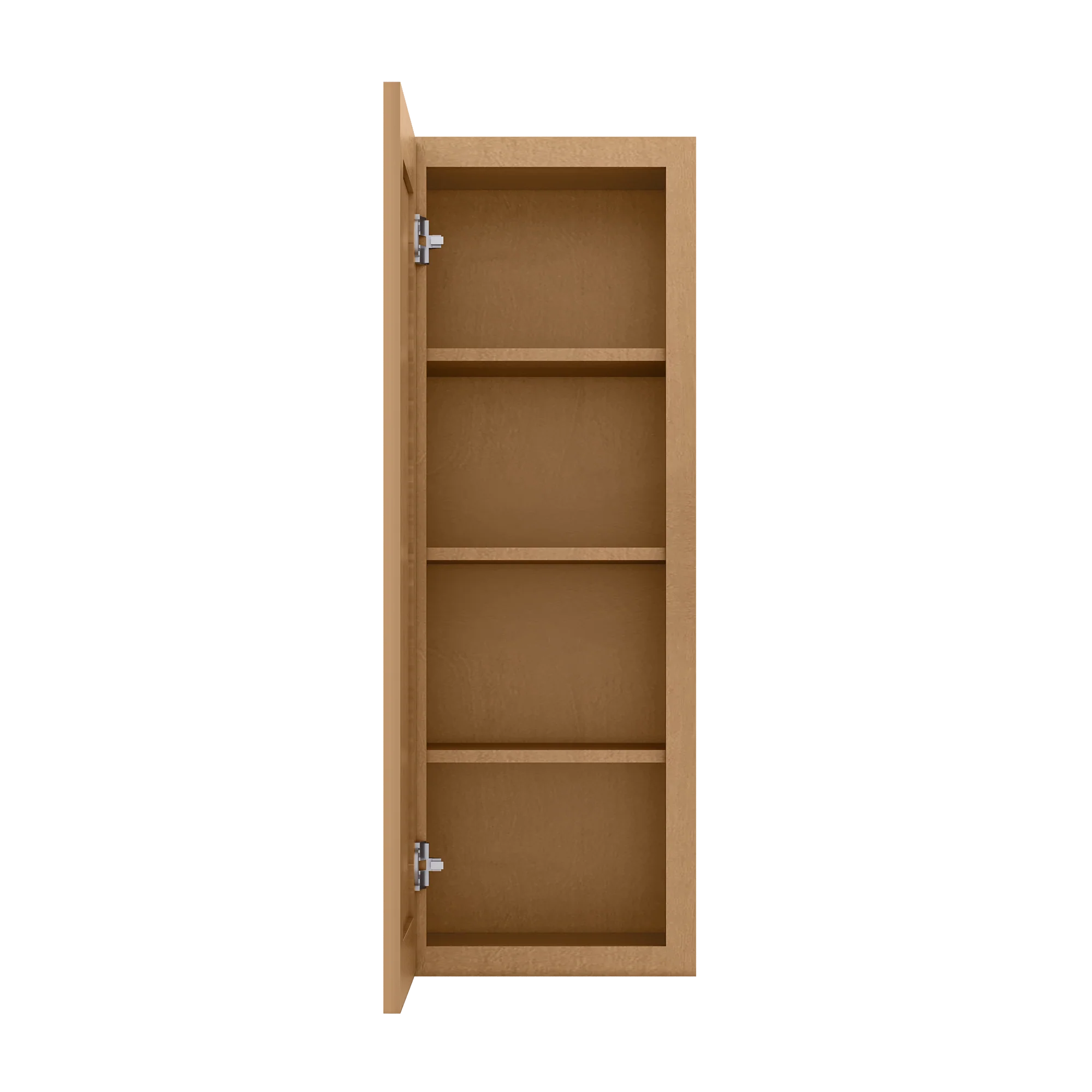 Wall Kitchen Cabinet W1542 Shaker Toffee LessCare 15 in. width 42 in. height 12 in. depth - Image 5