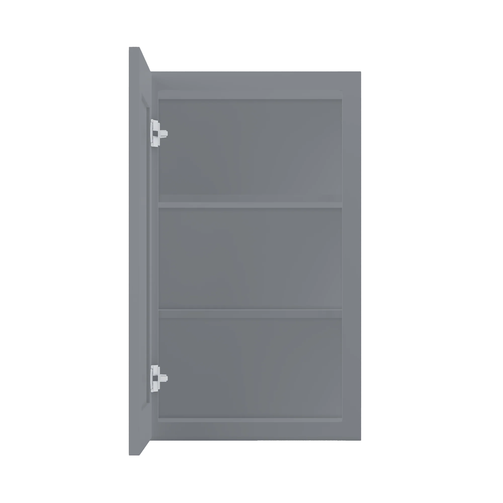 Wall Kitchen Cabinet W1830 Colonial Gray LessCare 18 in. width 30 in. height 12 in. depth - Image 5