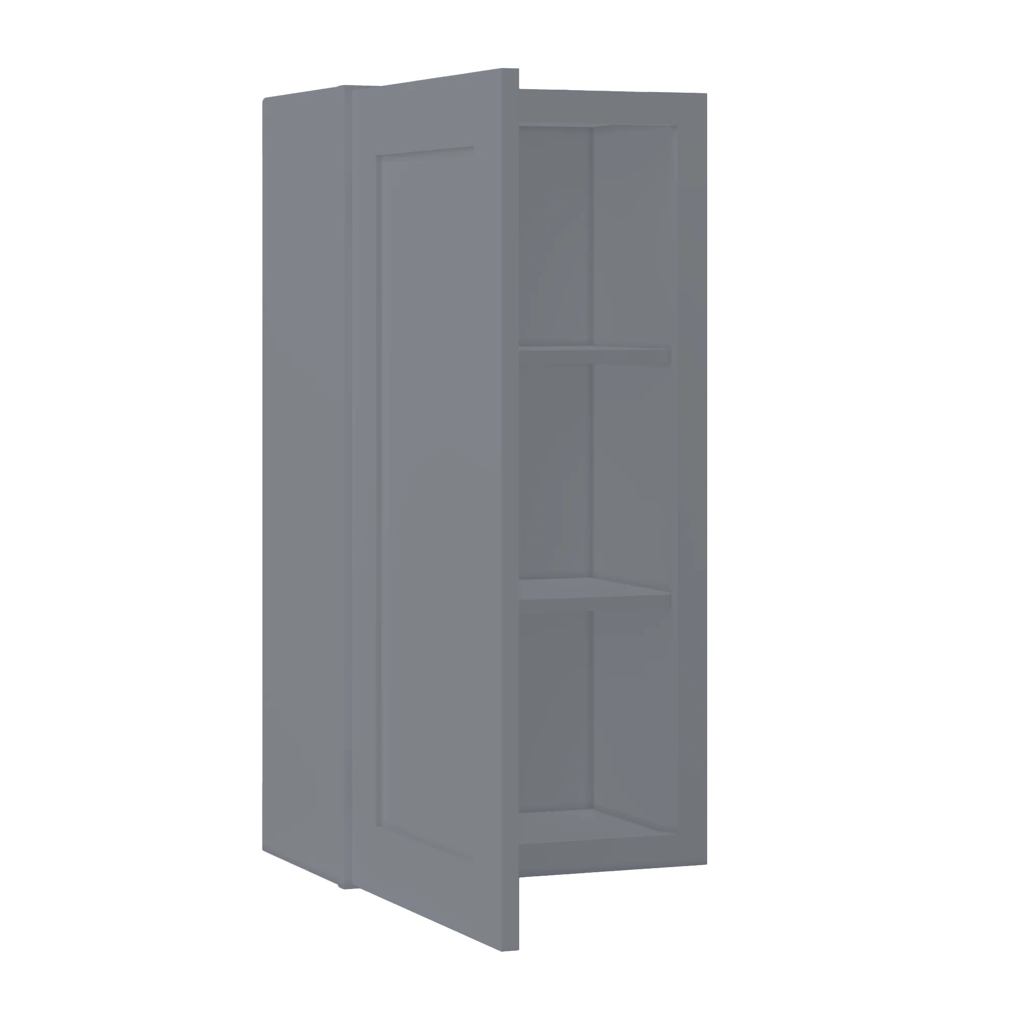 Wall Kitchen Cabinet W1836 Colonial Gray LessCare 18 in. width 36 in. height 12 in. depth - Image 4
