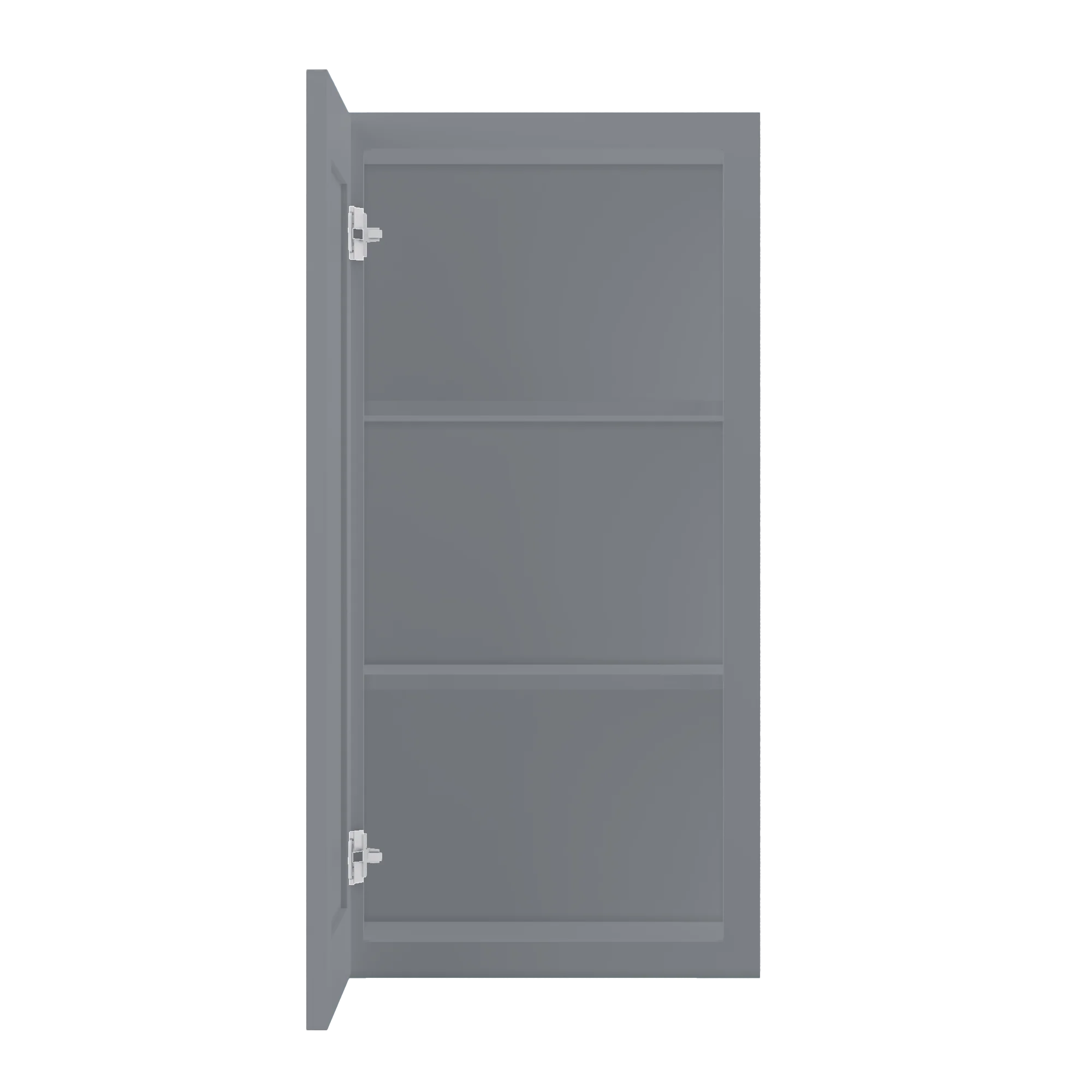 Wall Kitchen Cabinet W1836 Colonial Gray LessCare 18 in. width 36 in. height 12 in. depth - Image 5