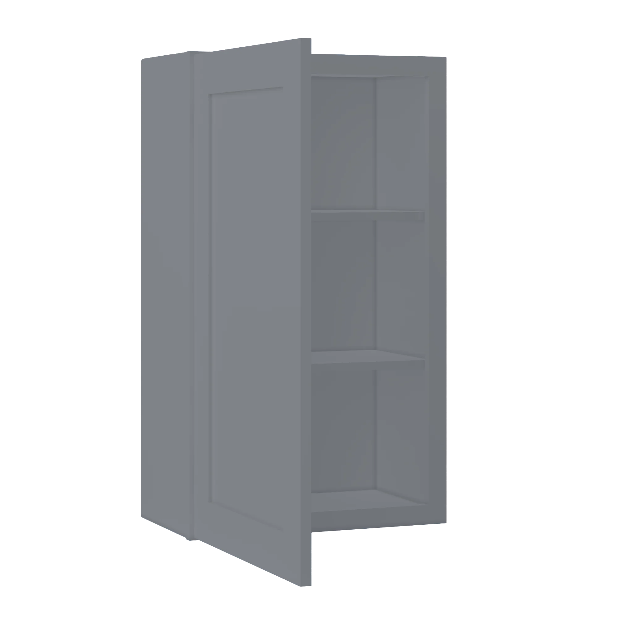 Wall Kitchen Cabinet W2136 Colonial Gray LessCare 21 in. width 36 in. height 12 in. depth - Image 4