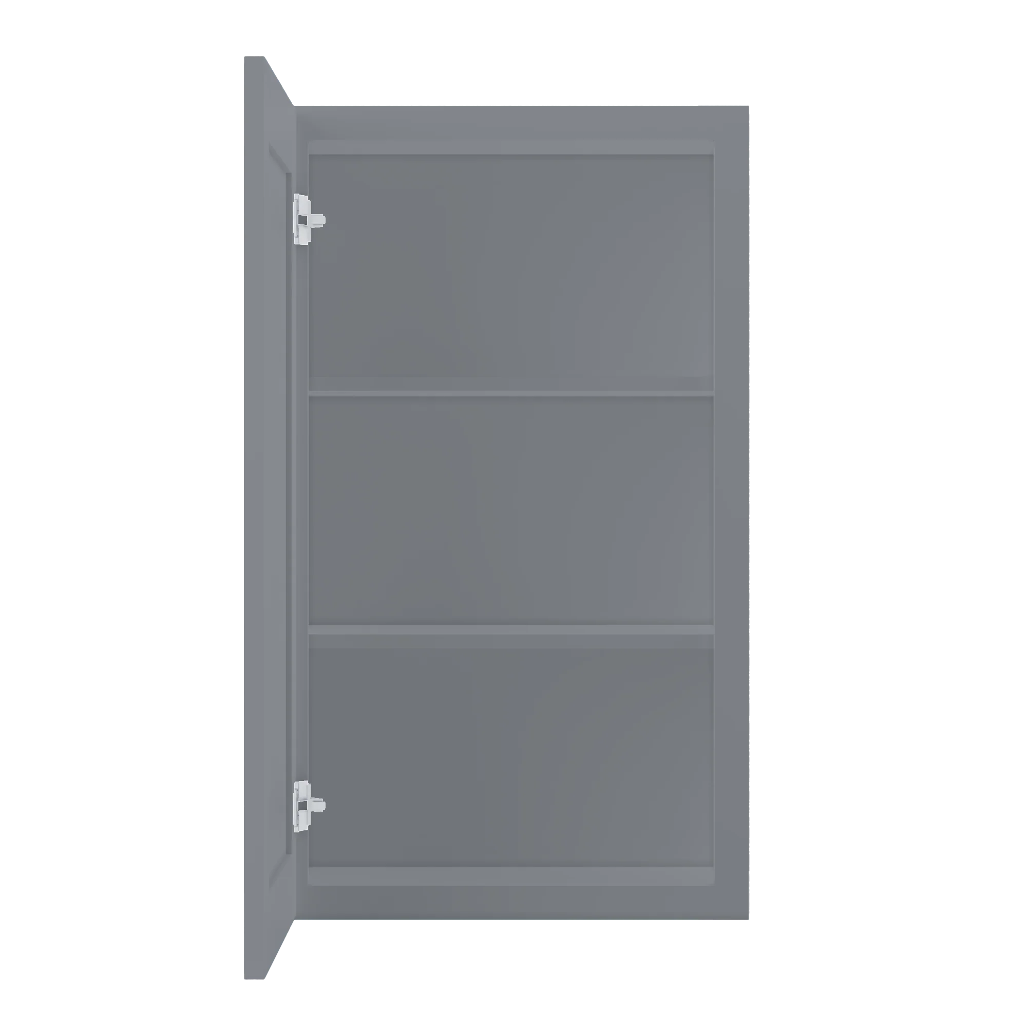 Wall Kitchen Cabinet W2136 Colonial Gray LessCare 21 in. width 36 in. height 12 in. depth - Image 5