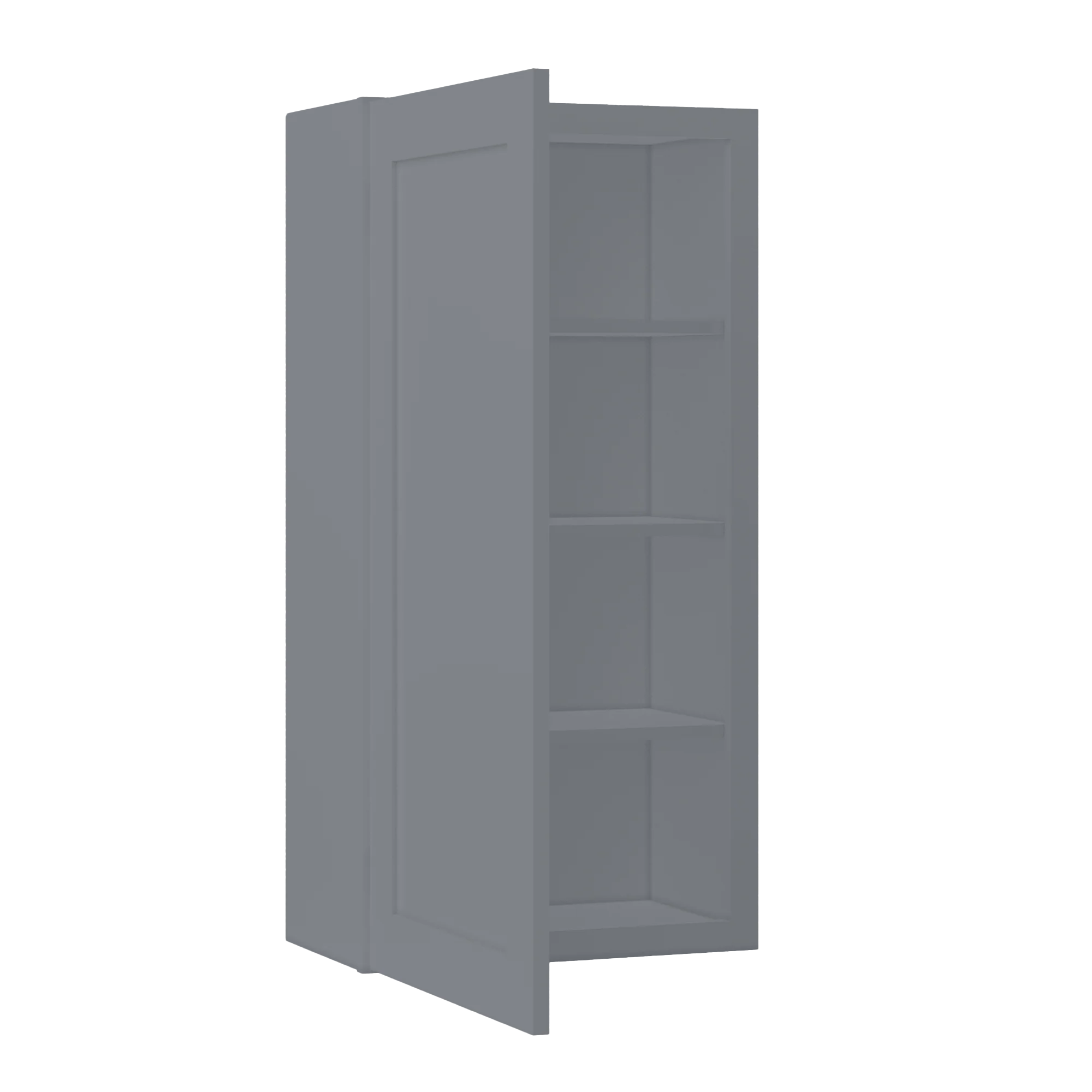 Wall Kitchen Cabinet W2142 Colonial Gray LessCare 21 in. width 42 in. height 12 in. depth - Image 4