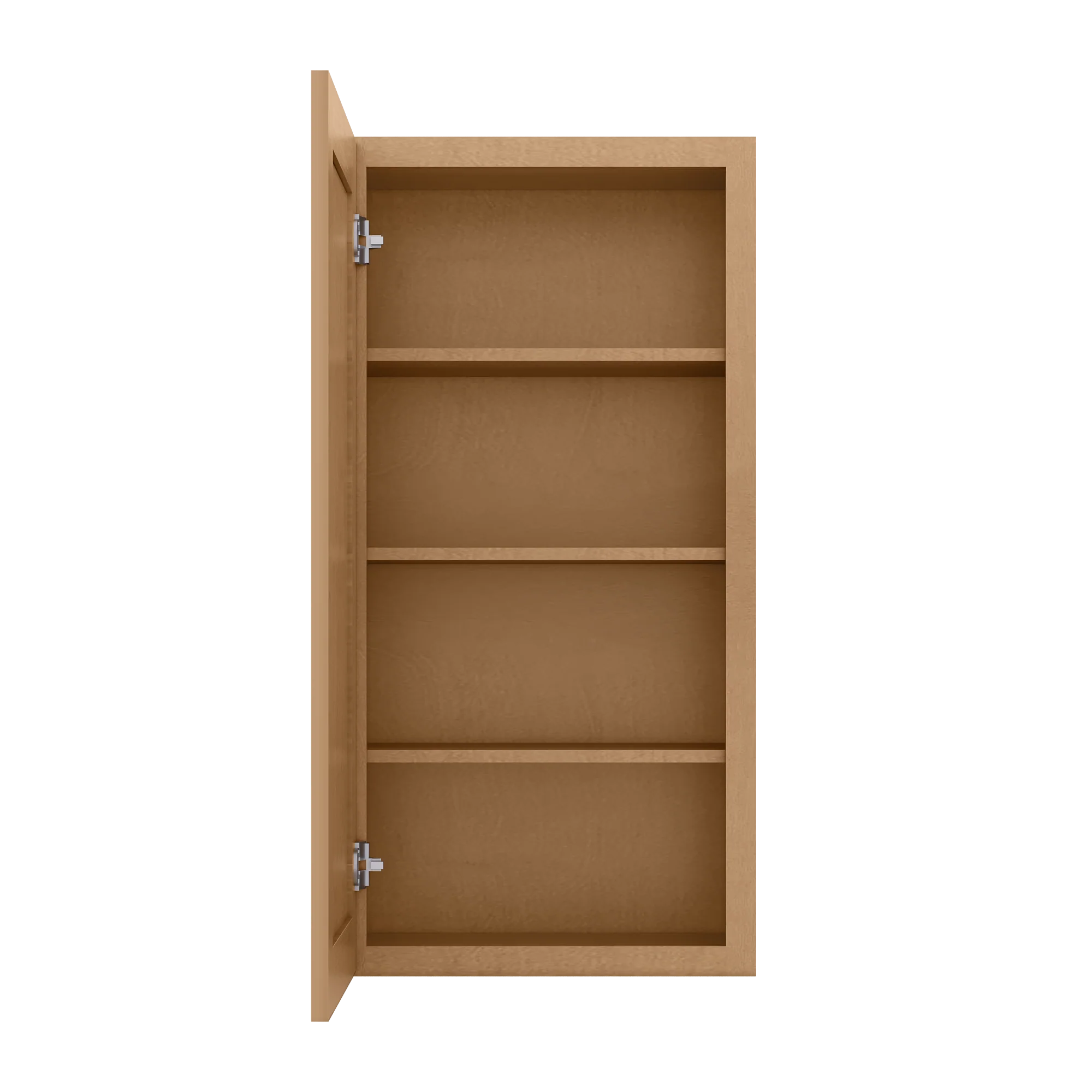 Wall Kitchen Cabinet W2142 Shaker Toffee LessCare 21 in. width 42 in. height 12 in. depth - Image 5